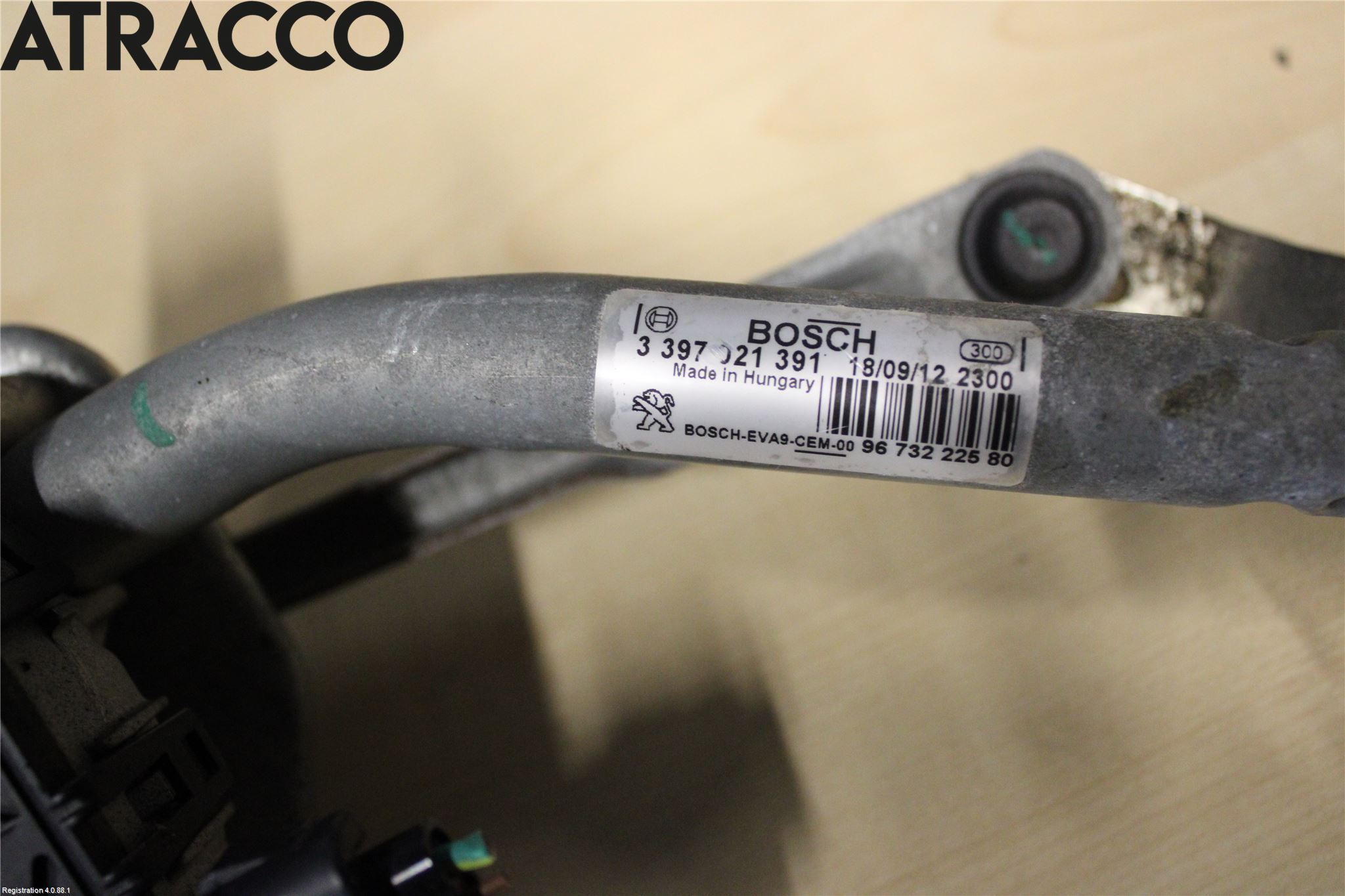 Peugeot 208 12-15 Viskeroverføring Frontrute