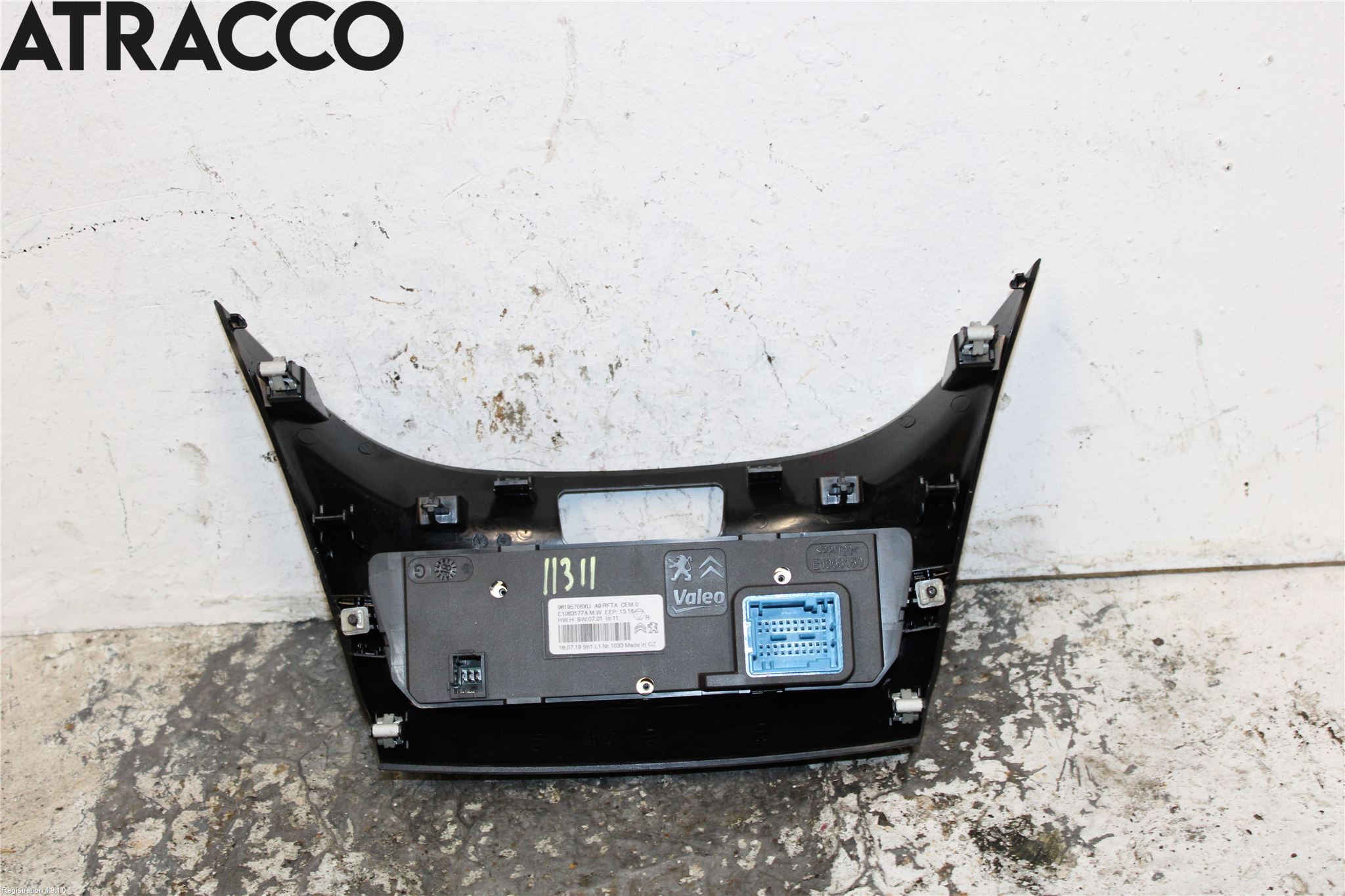 Peugeot 2008 13-20 Varme Ac Betjening-Display