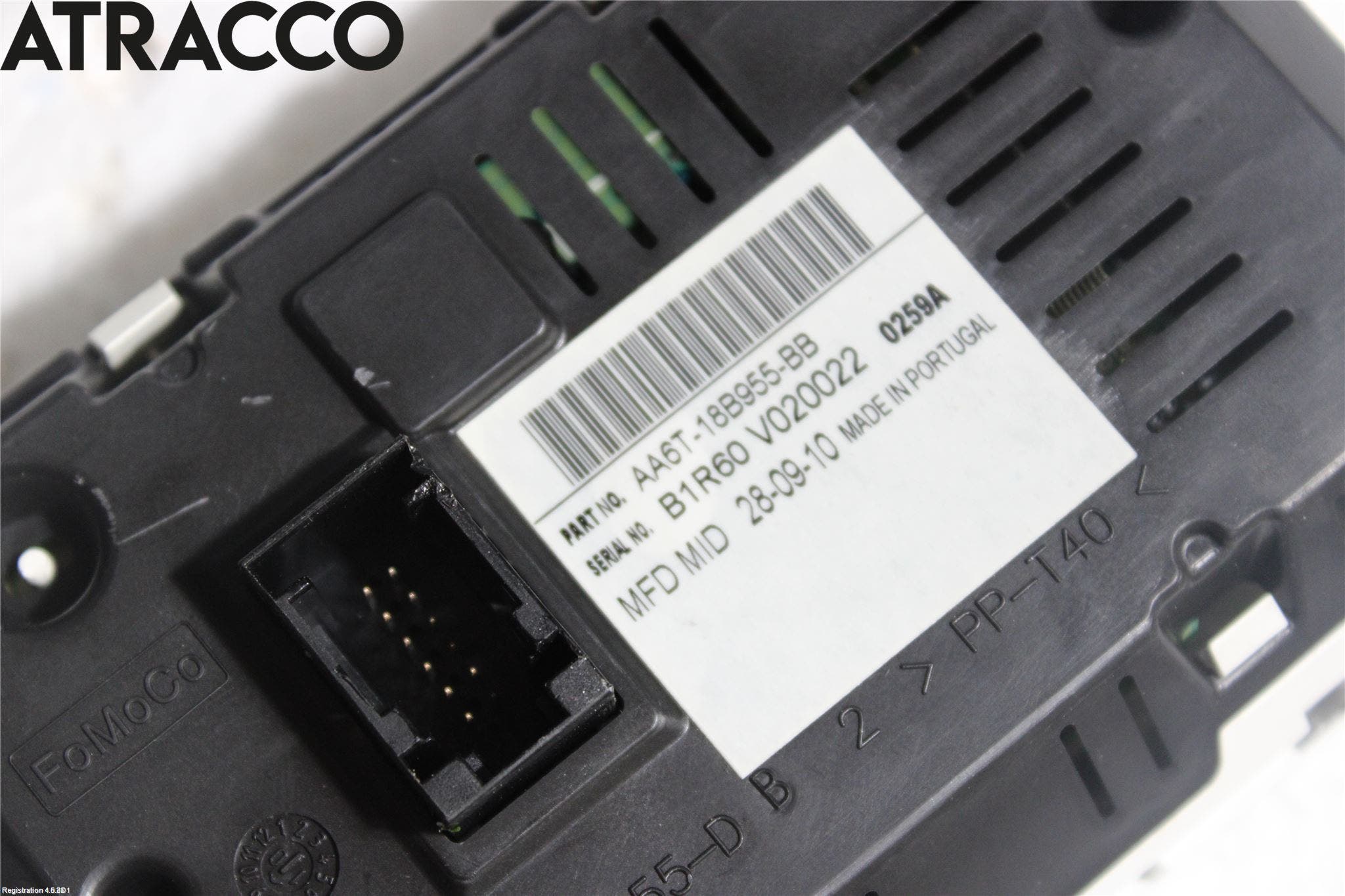 Ford FIESTA 09-12 Instr Skjerm Dvd-Gps-Ac-Tlf