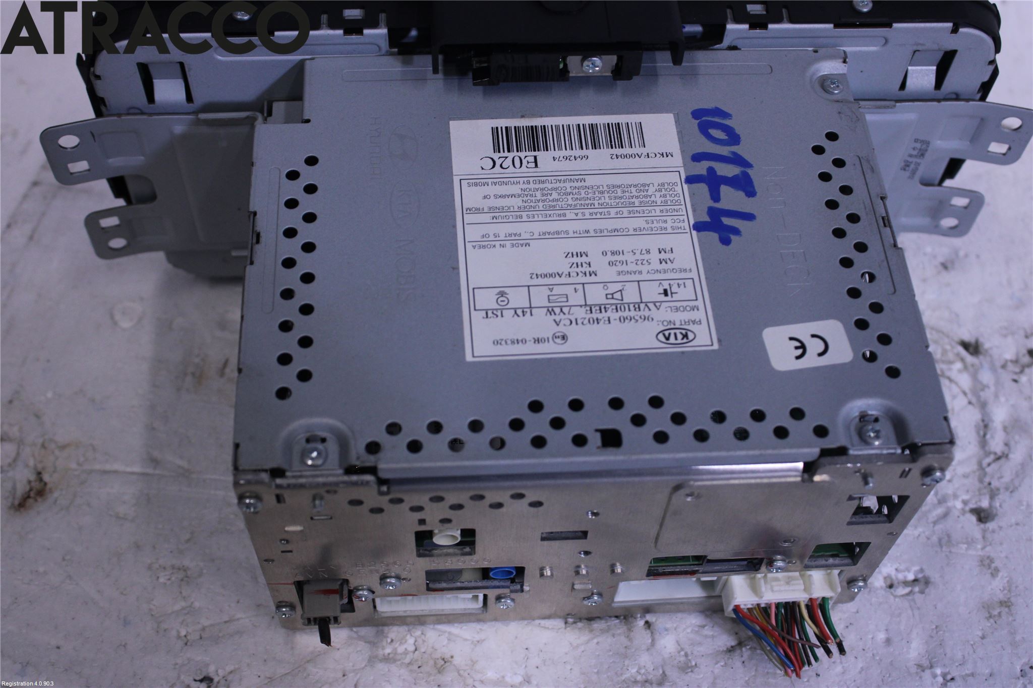 Kia SOUL 09- Instr Skjerm Dvd-Gps-Ac-Tlf