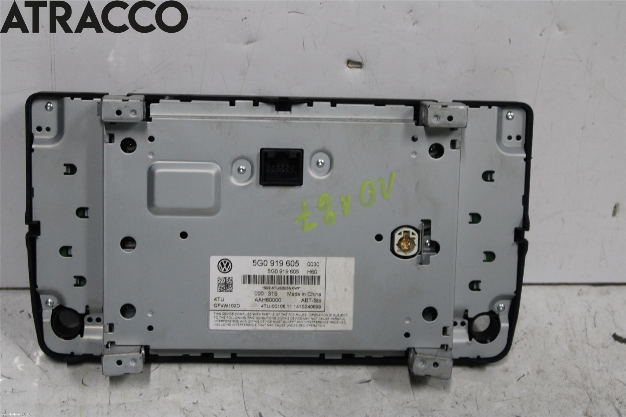 Volkswagen VW GOLF PLUS/CROSS GOLF 04-14 Multifunktionsdisplay