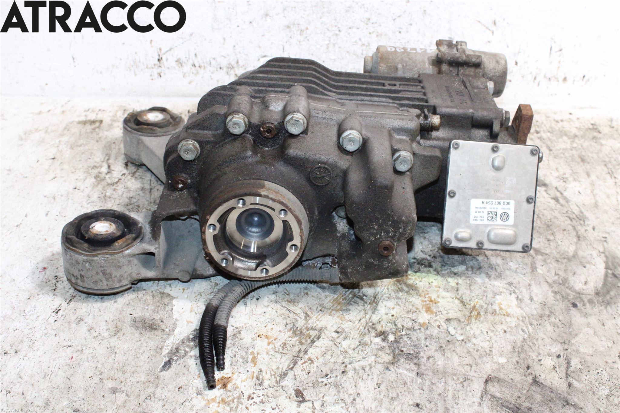 Skoda OCTAVIA (5E) 13-20 Bakaksel Kardang Bak -Diff