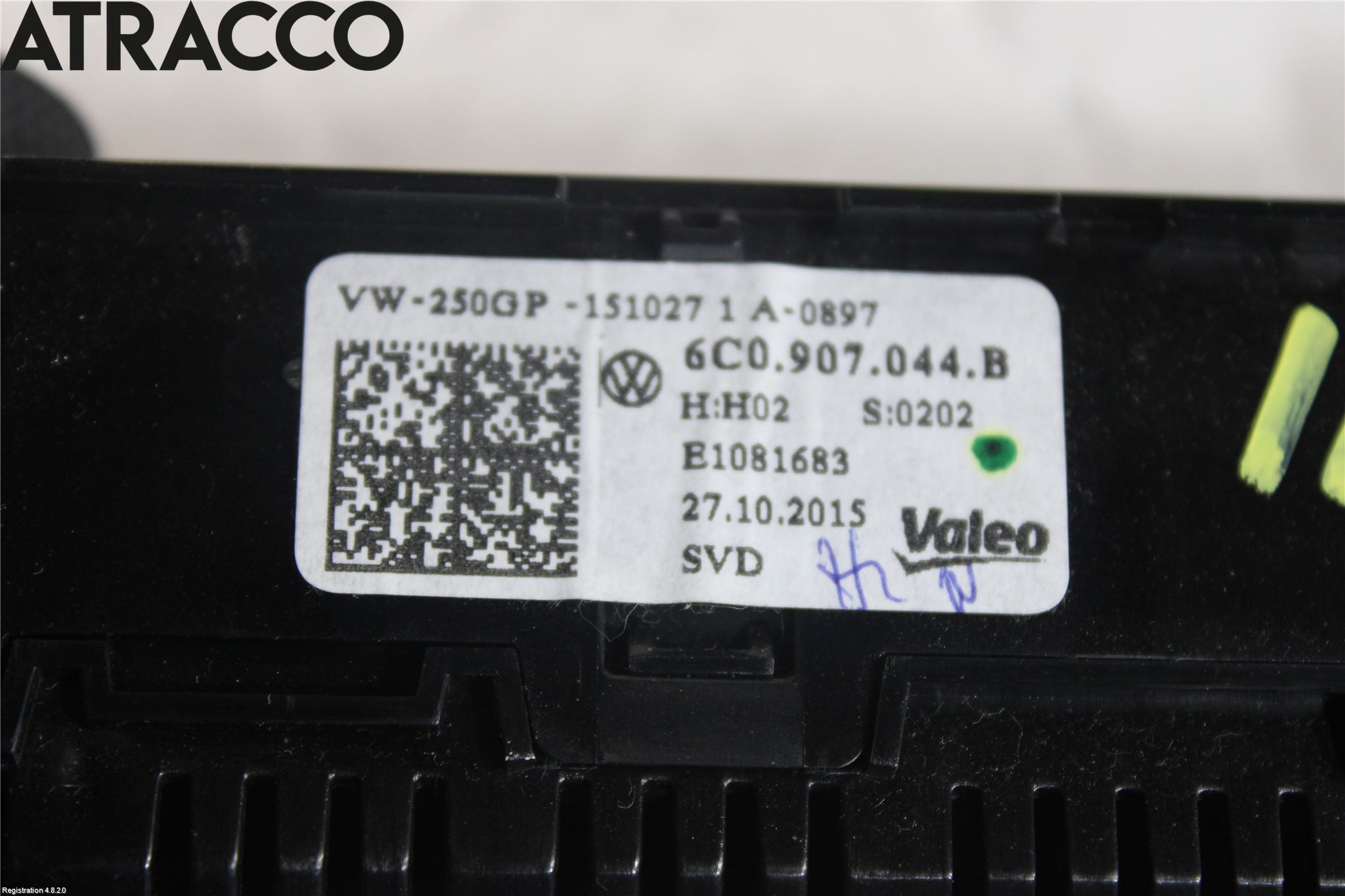 Volkswagen VW POLO 10-17 Varme Ac Betjening-Display