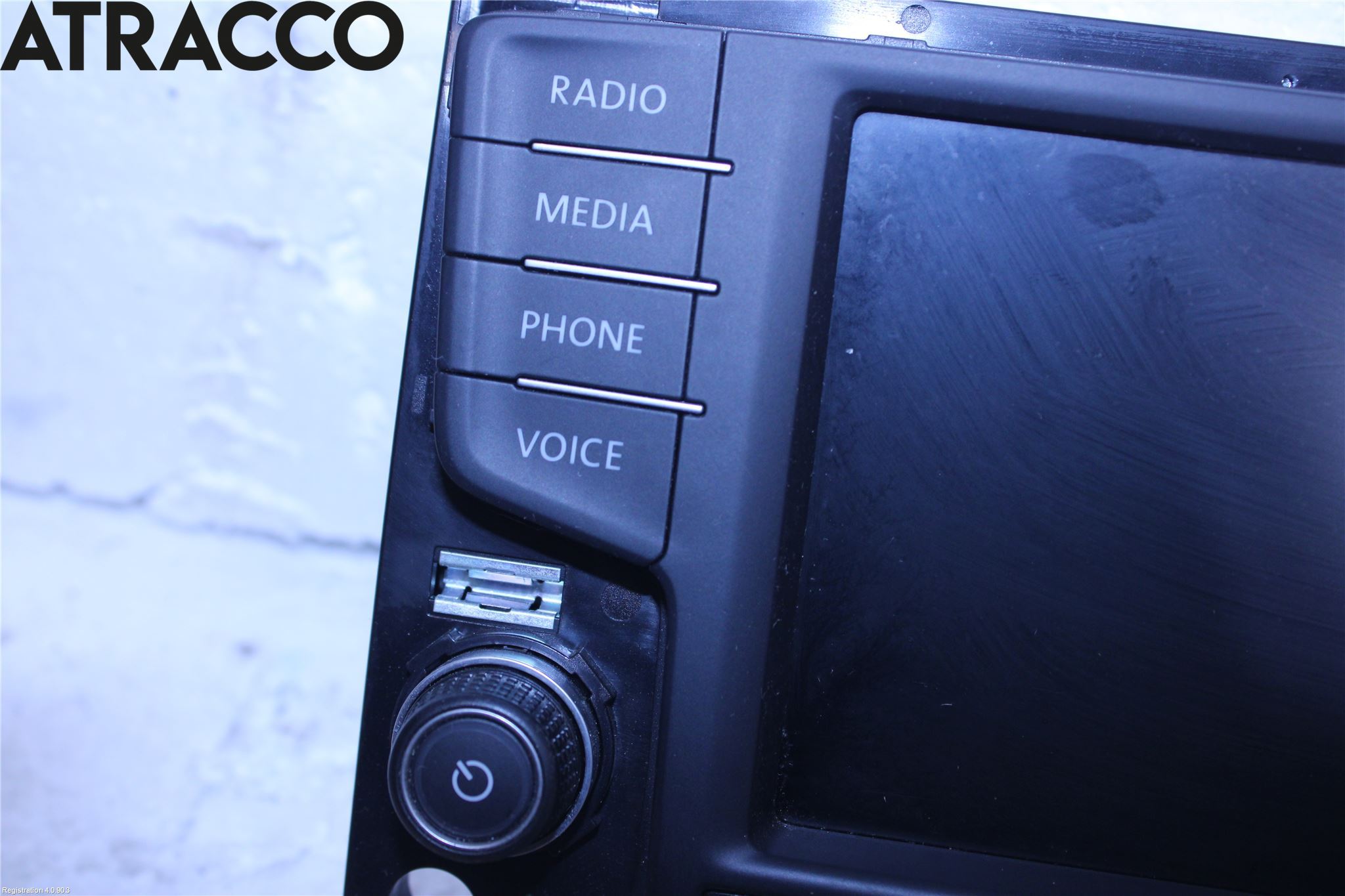 Volkswagen VW GOLF / E-GOLF VII 13-20 Multifunktionsdisplay