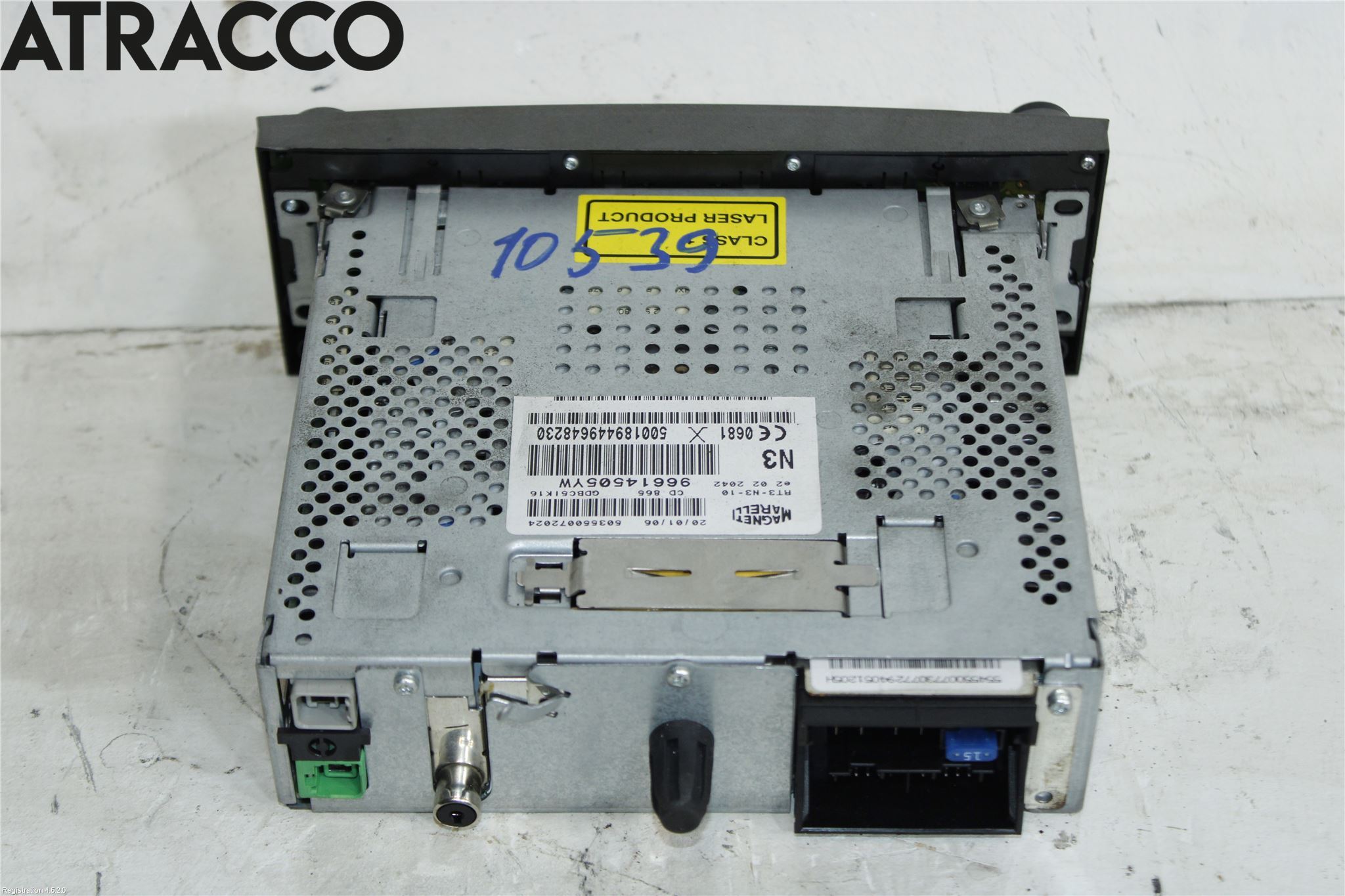 Peugeot 407 Stereo Radio Med Cd