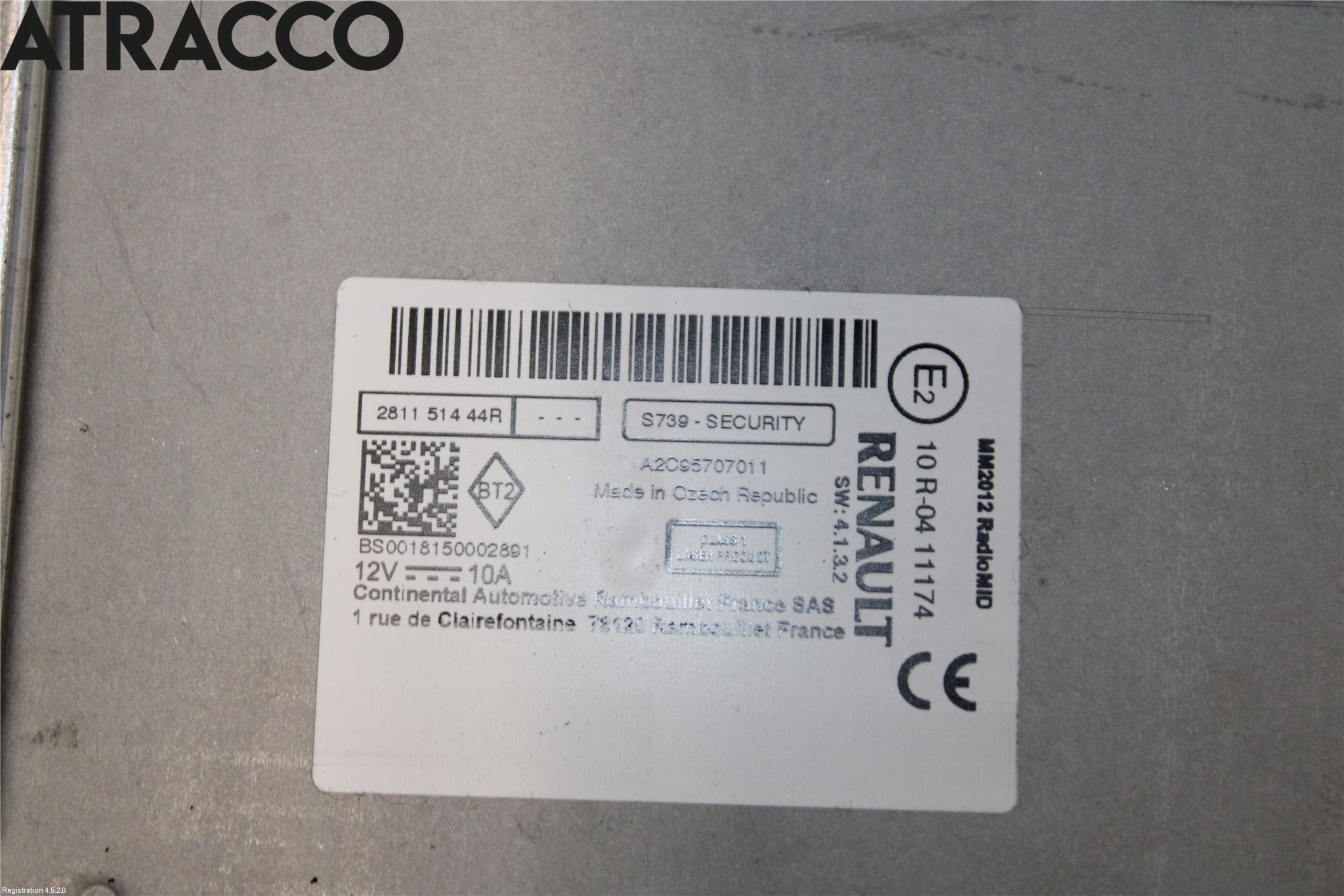 Renault KANGOO/E-TECH 21- Stereo Radio Med Cd