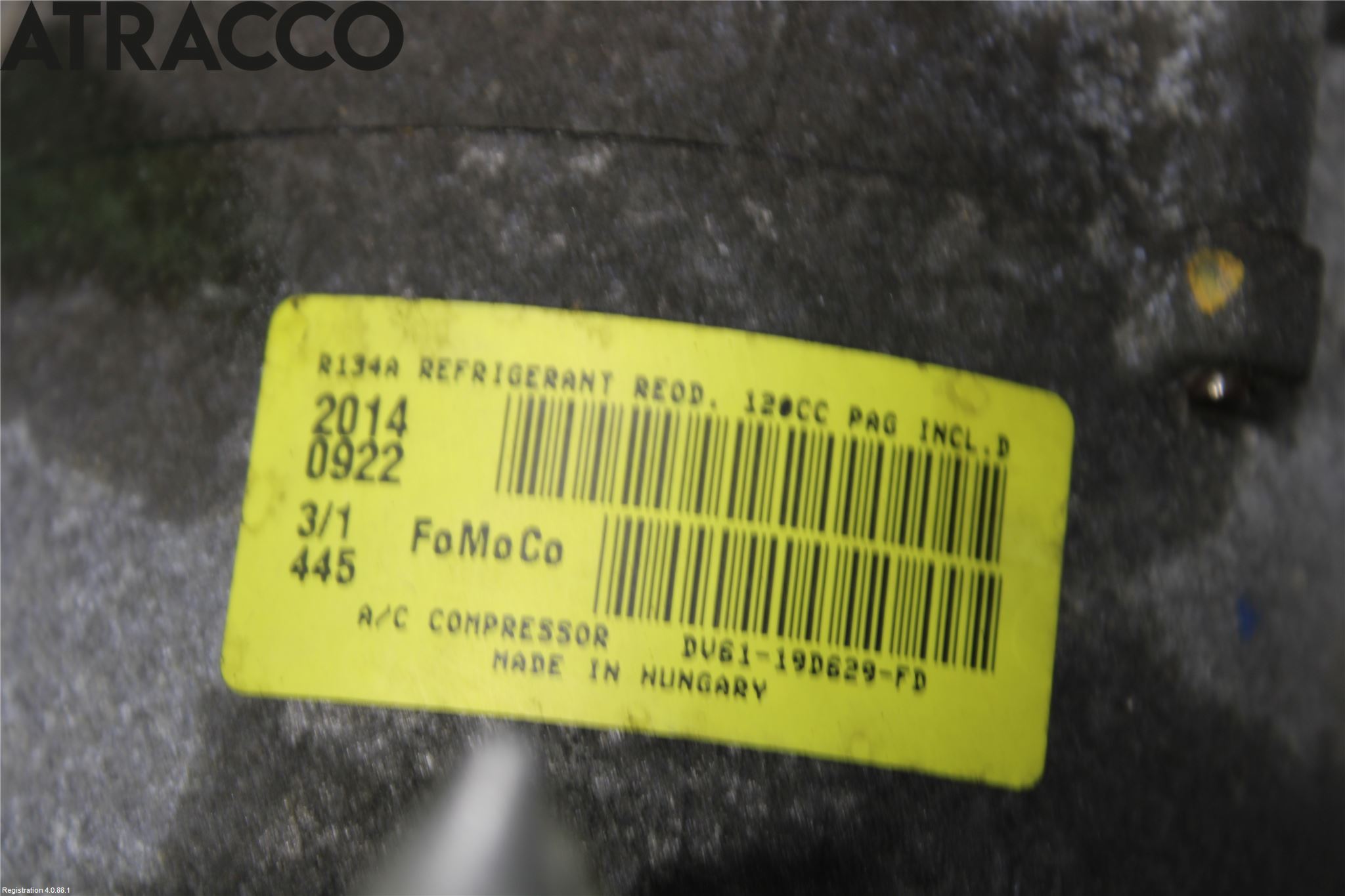 Ford FOCUS 15-18 Varme Ac Kompressor