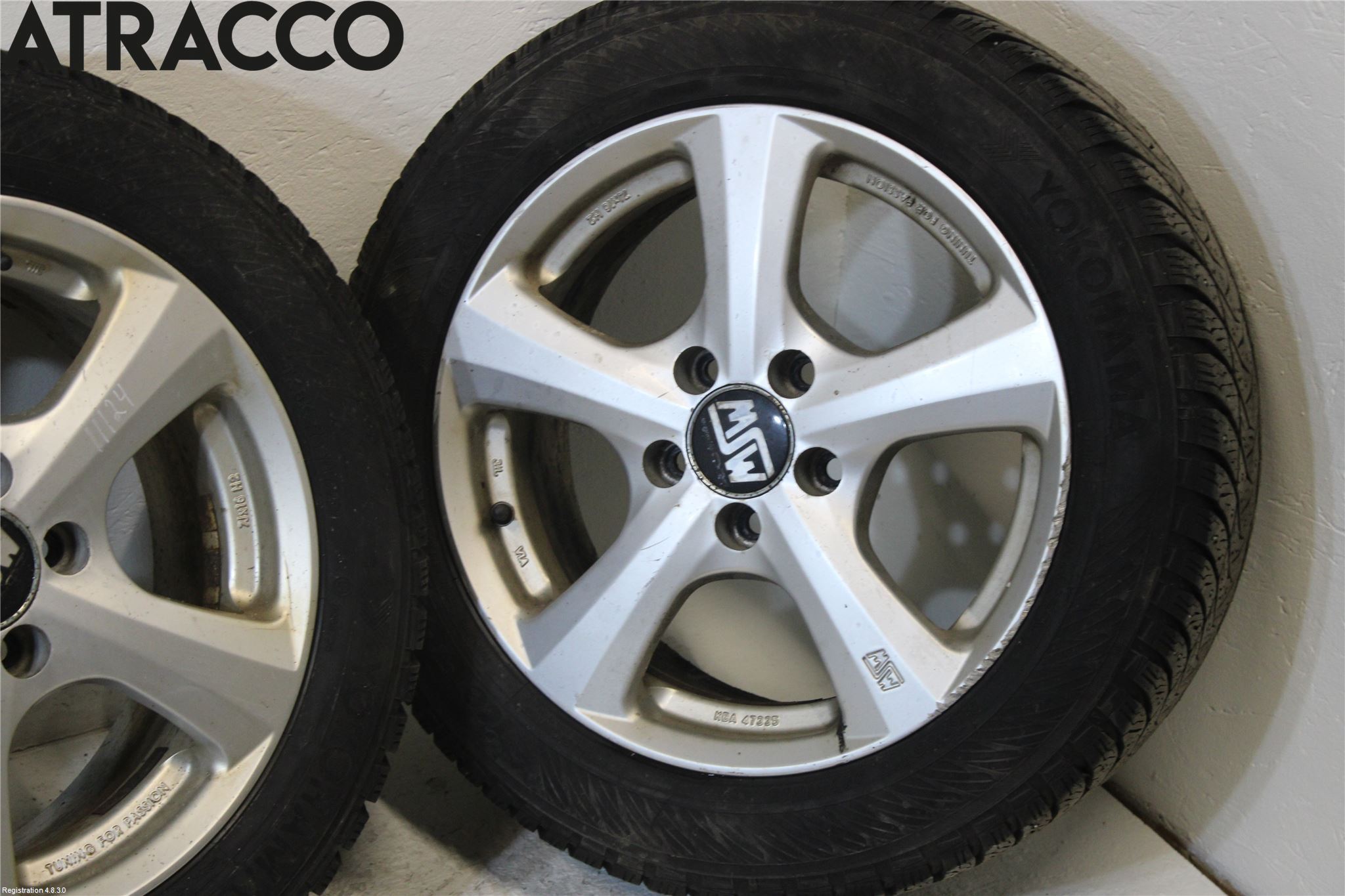 Volkswagen VW GOLF V 04-09 Dekk Vinter På Alu Felg 4Stk