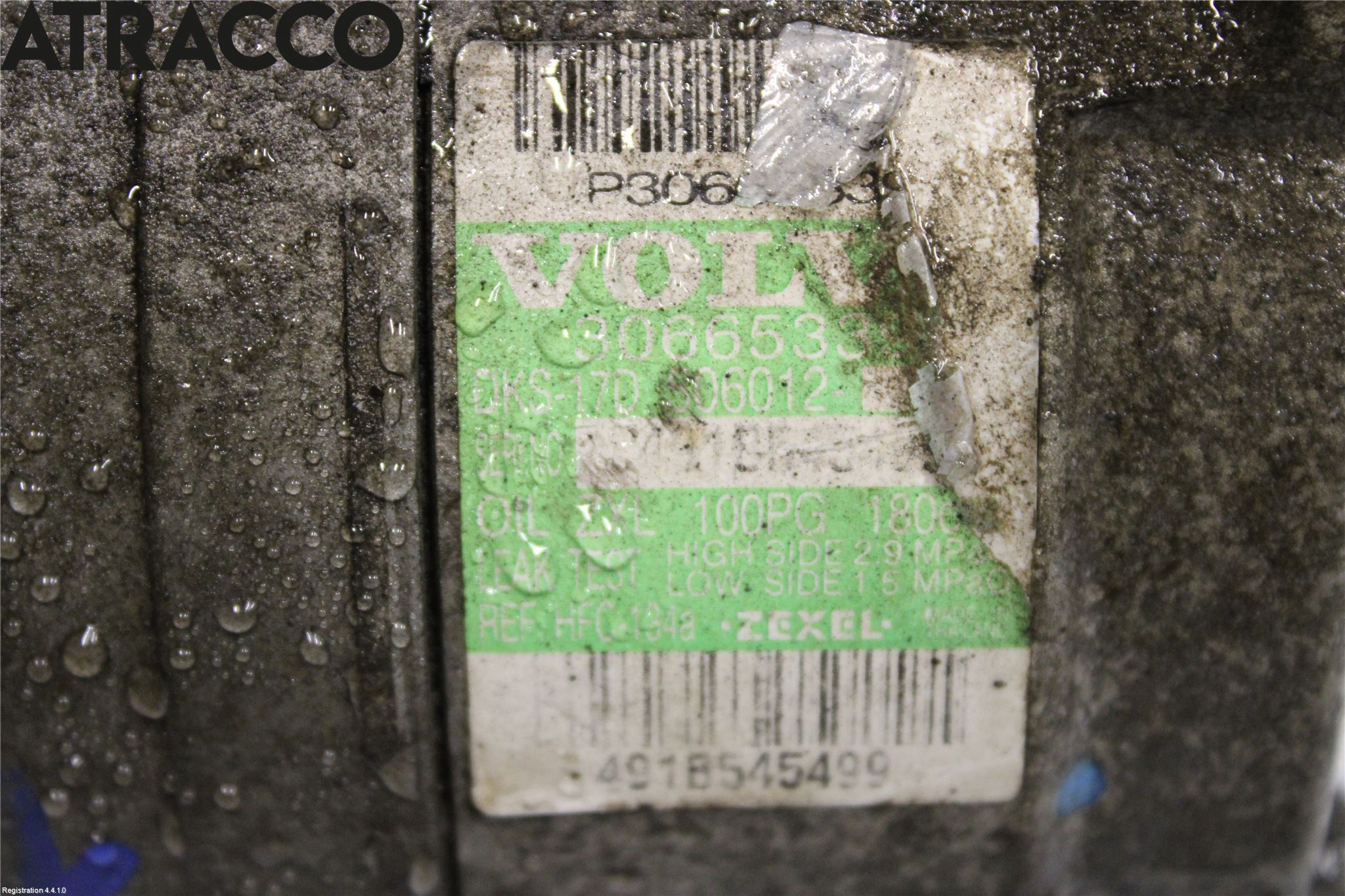 Volvo XC70 05-07 Varme Ac Kompressor