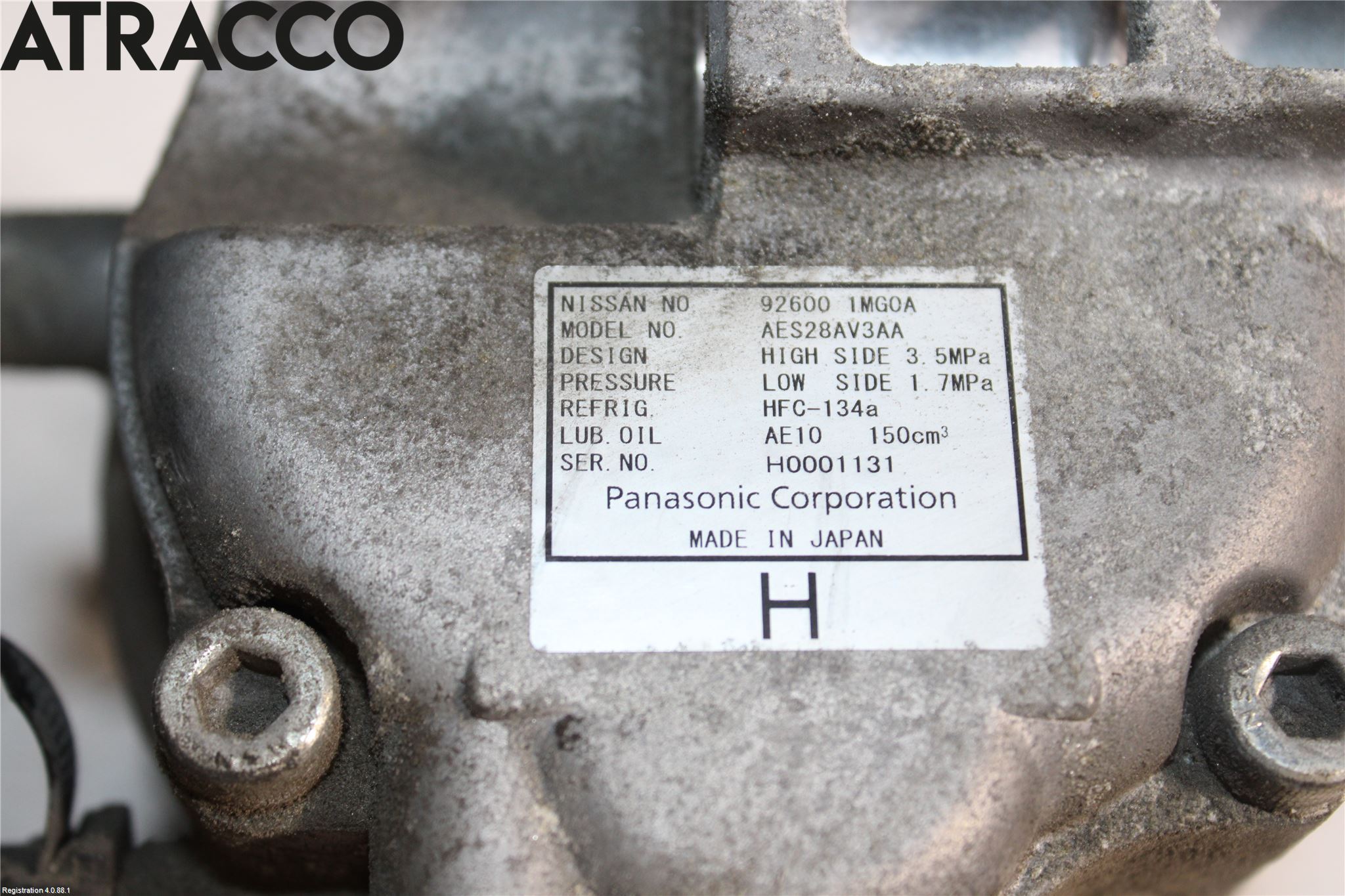 Nissan LEAF 11-17 Varme Ac Kompressor