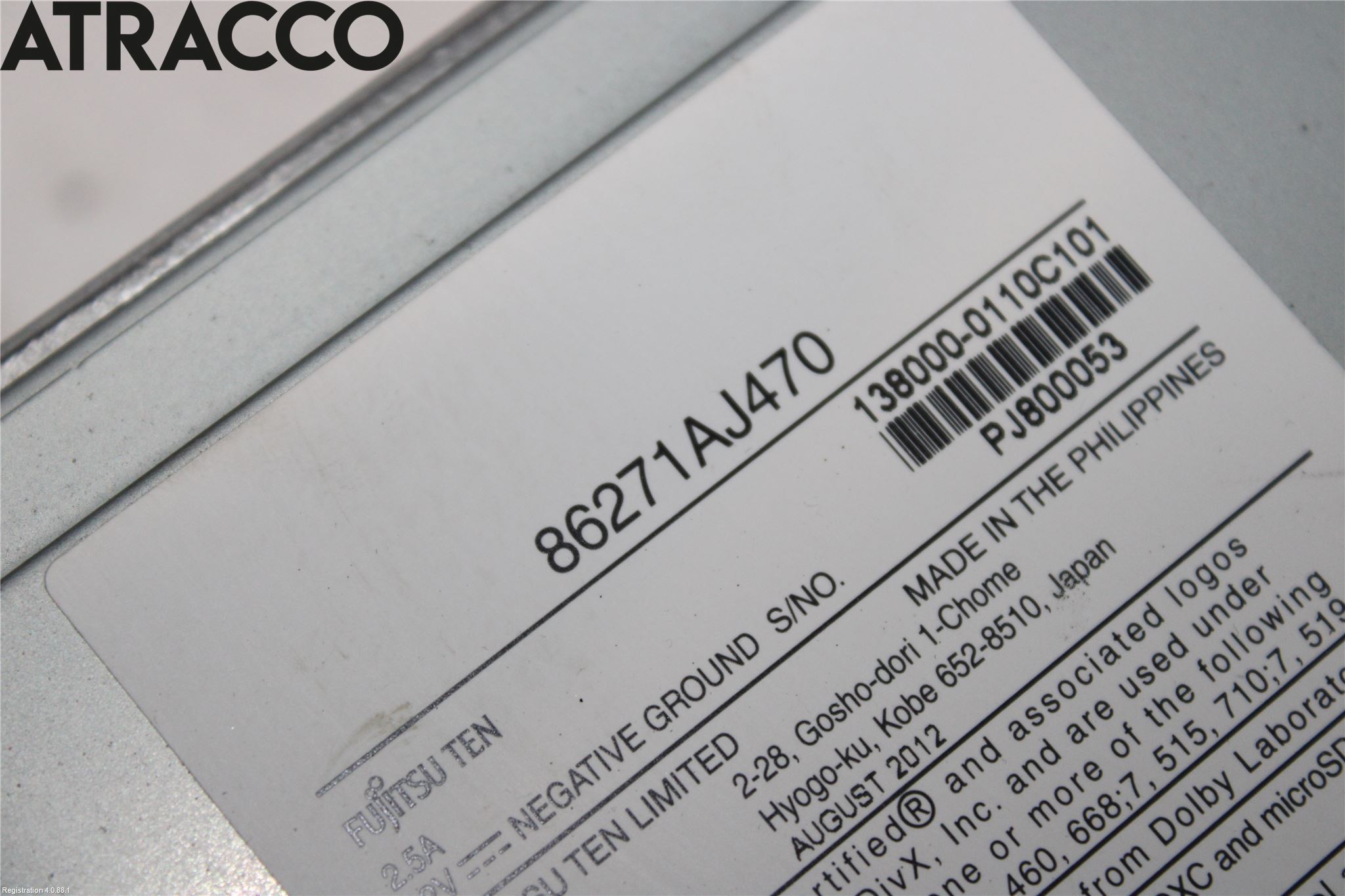 Subaru OUTBACK 10-15 Stereo Radio