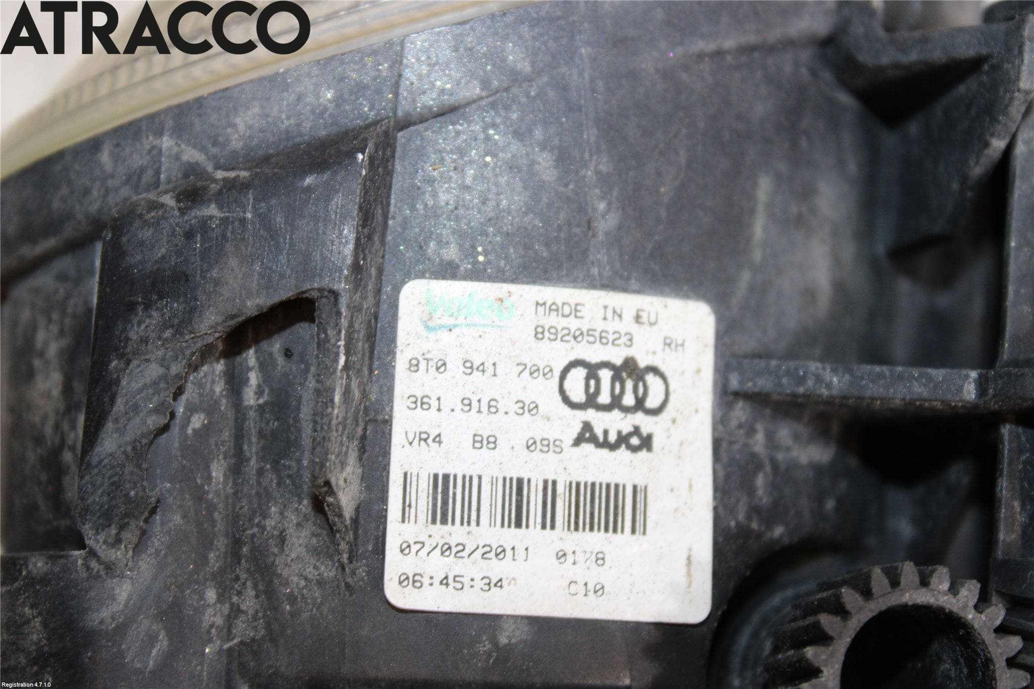 Audi A4/S4 08-11 Frontlykt-Kurve-Tåkelys