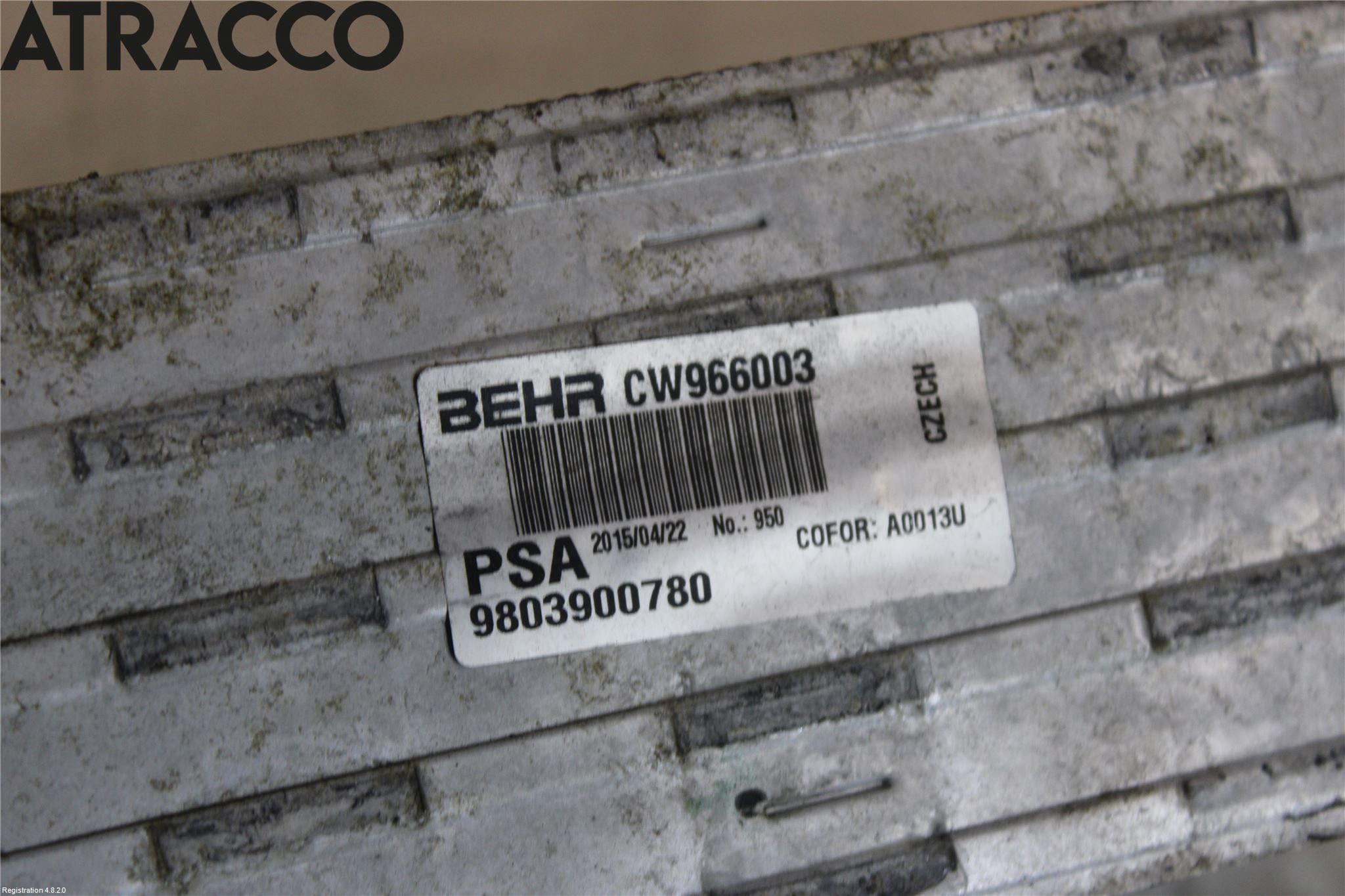 Peugeot 2008 13-20 Intercooler Radiator