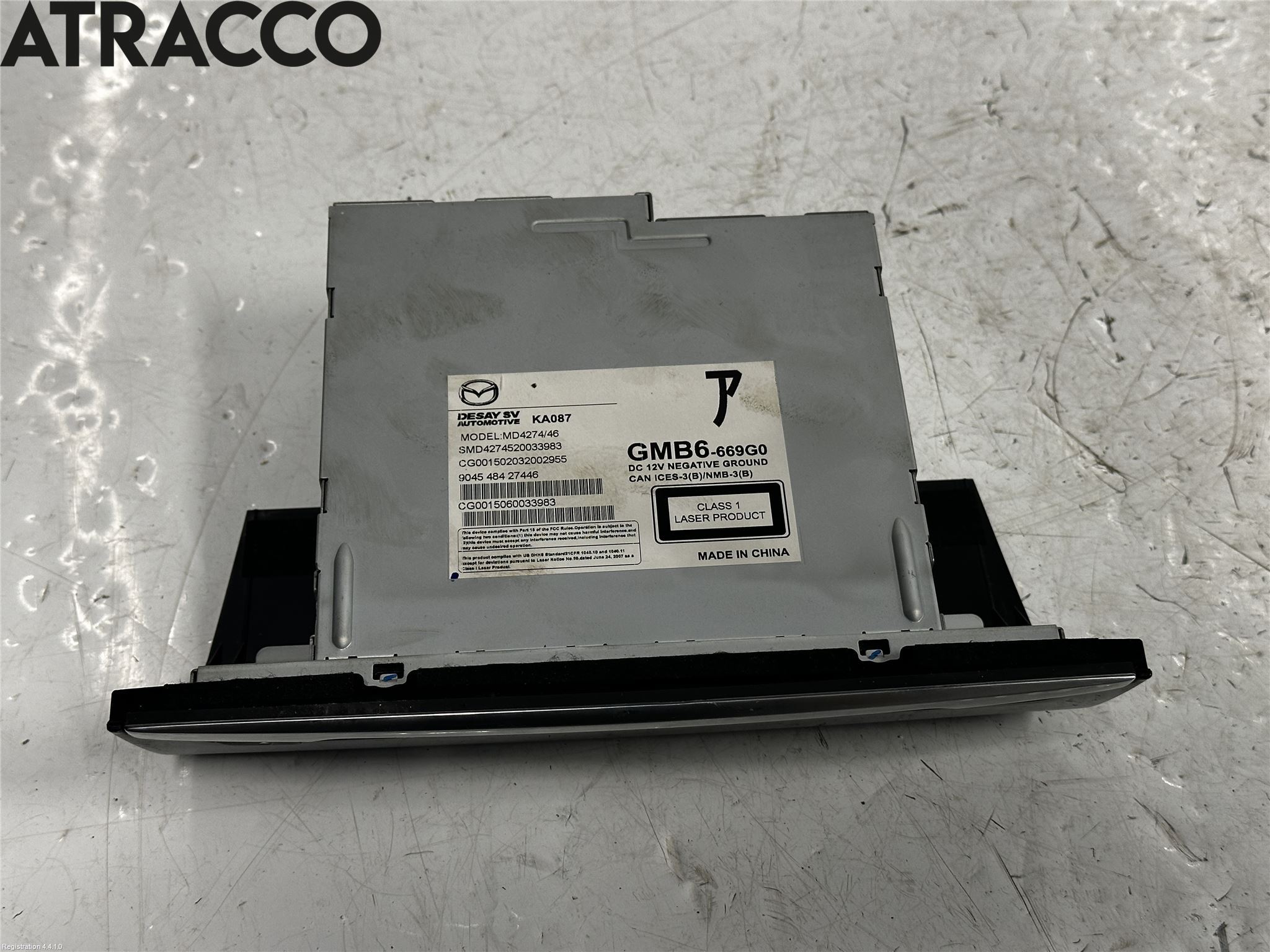 Mazda 6 13- Stereo Radio Med Cd