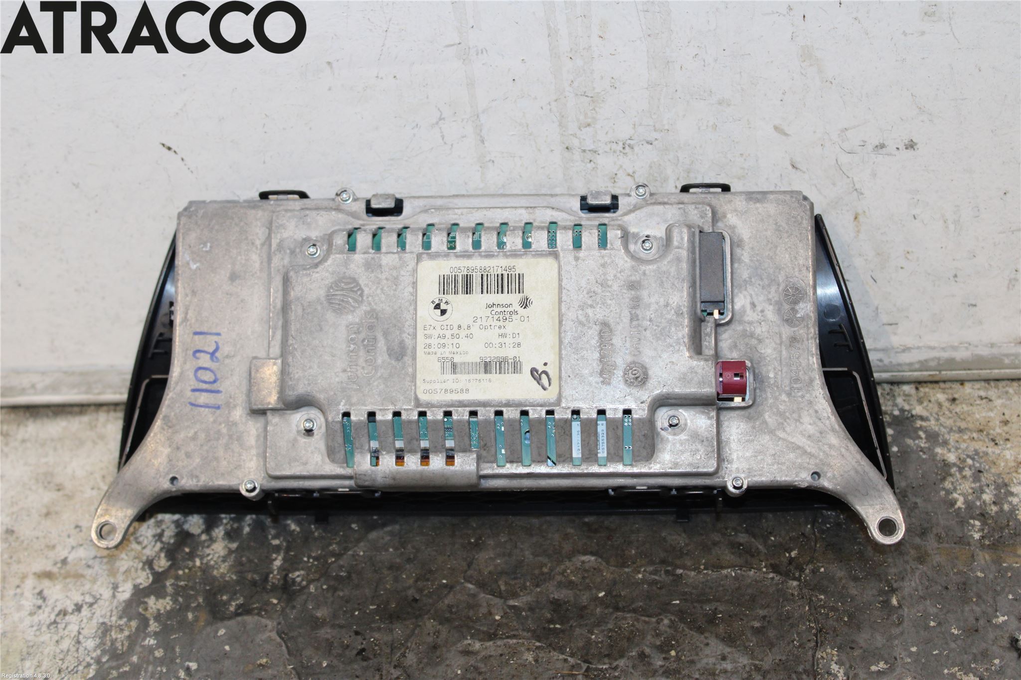 BMW X5 E70 07-13 Instr Skjerm Dvd-Gps-Ac-Tlf