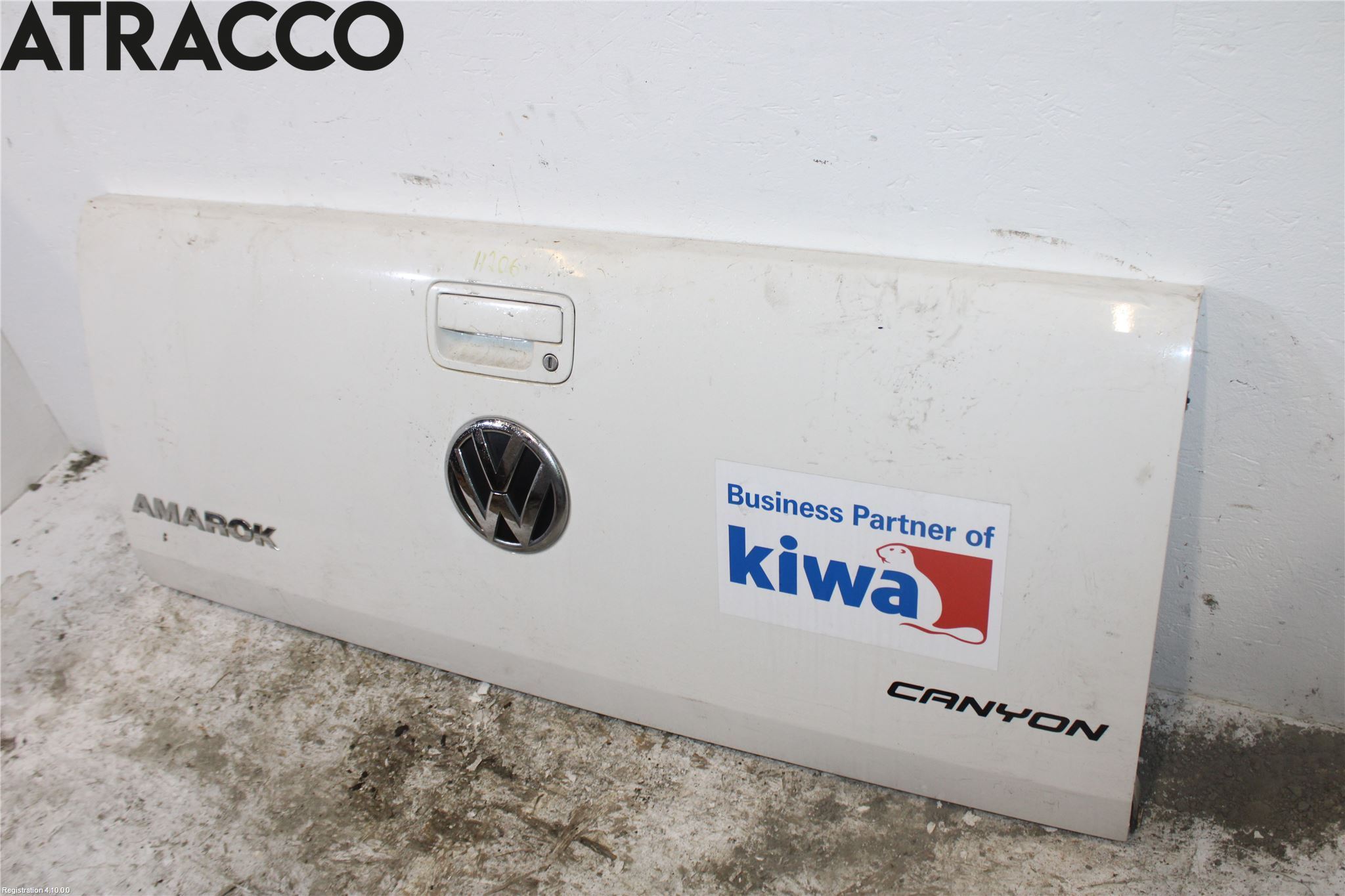 Volkswagen VW AMAROK 2H 10-22 Lasteplan Luke Bak