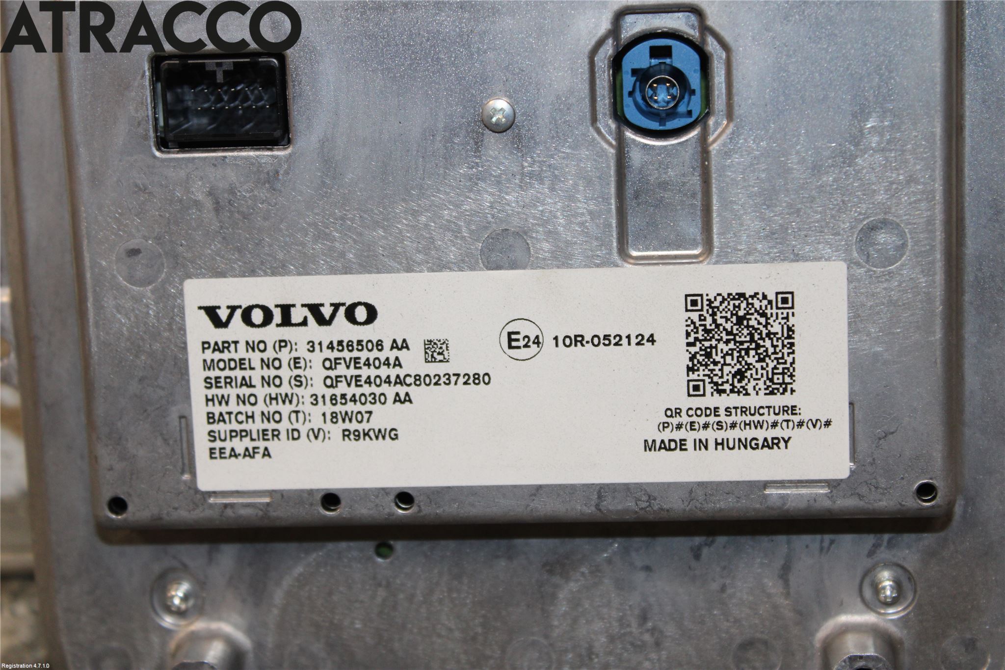 Volvo V90 17->> Instr Skjerm Dvd-Gps-Ac-Tlf