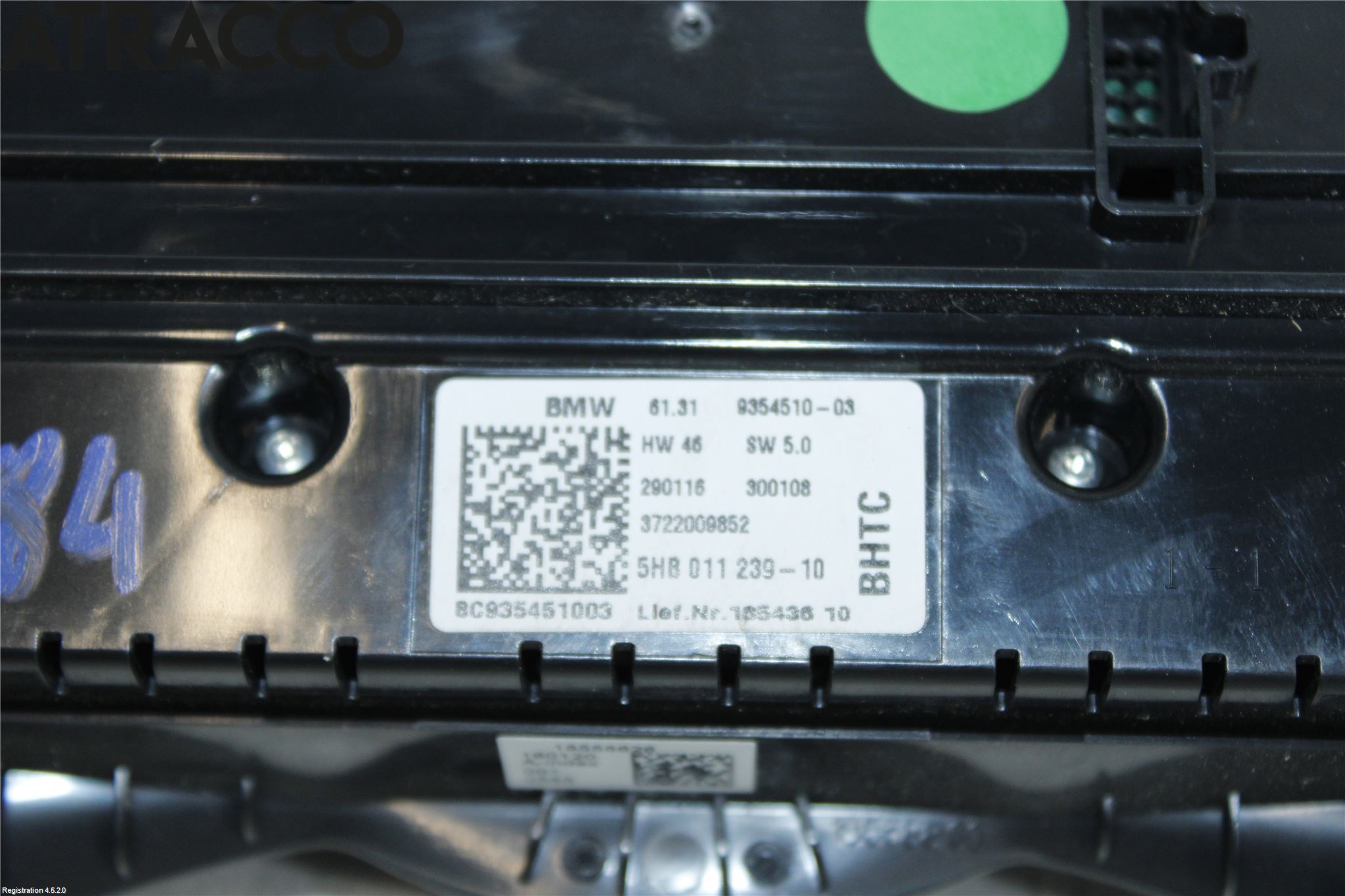 Mini ONE/COOPER 5DR F55 14-24 Varme Ac Betjening-Display