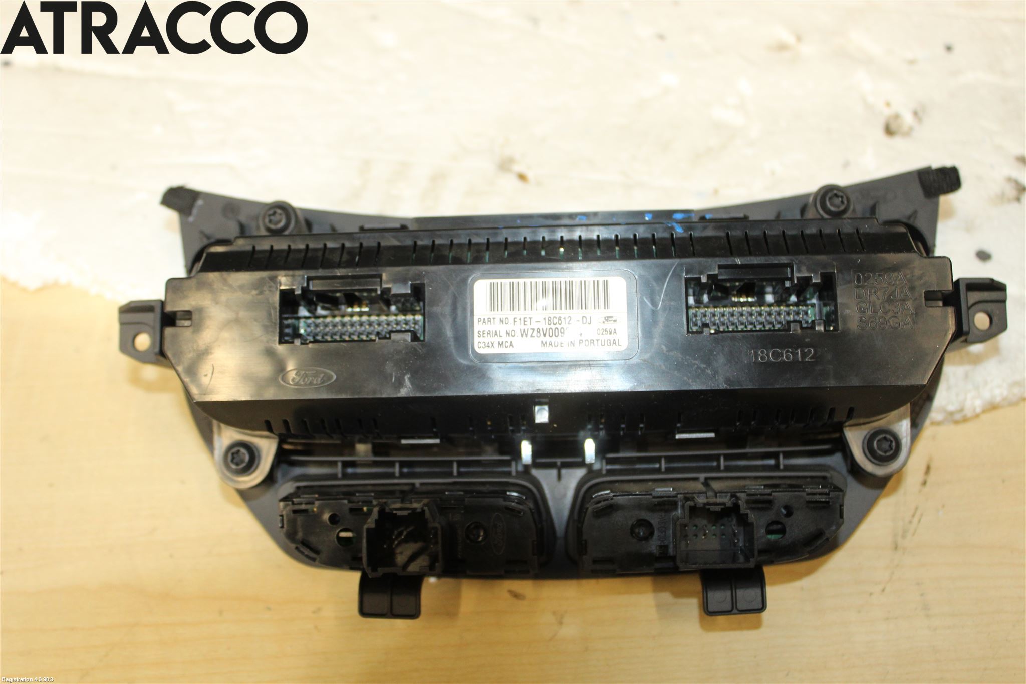 Ford GRAND C-MAX  11-14 Varme Ac Betjening-Display