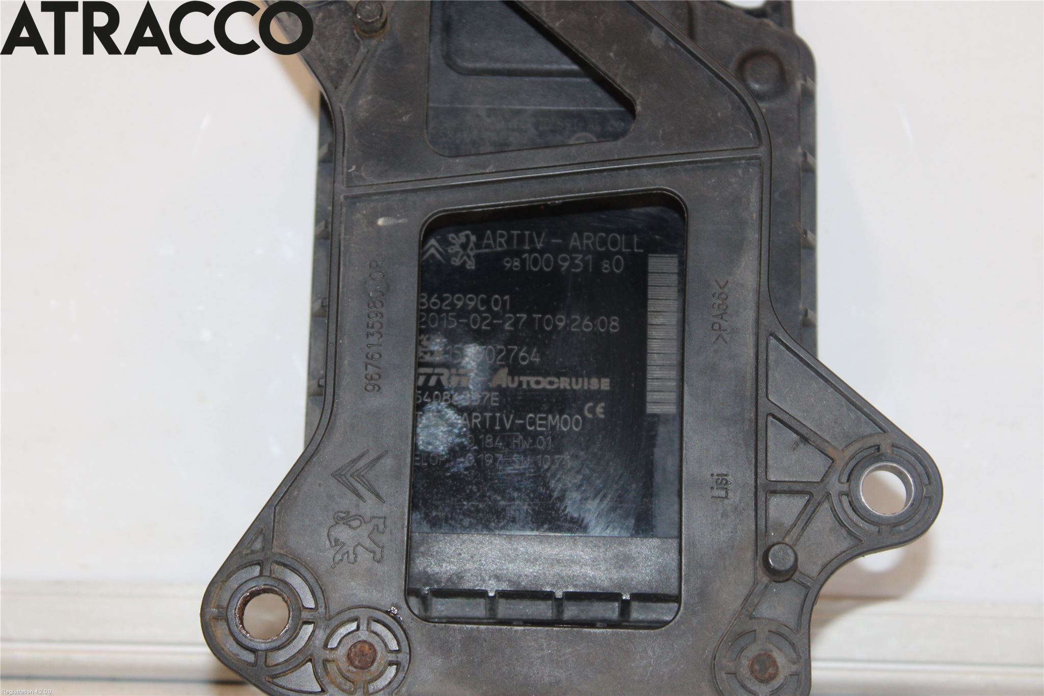 Peugeot 308 14-21 Sensor Kollisjonsbeskyttelse