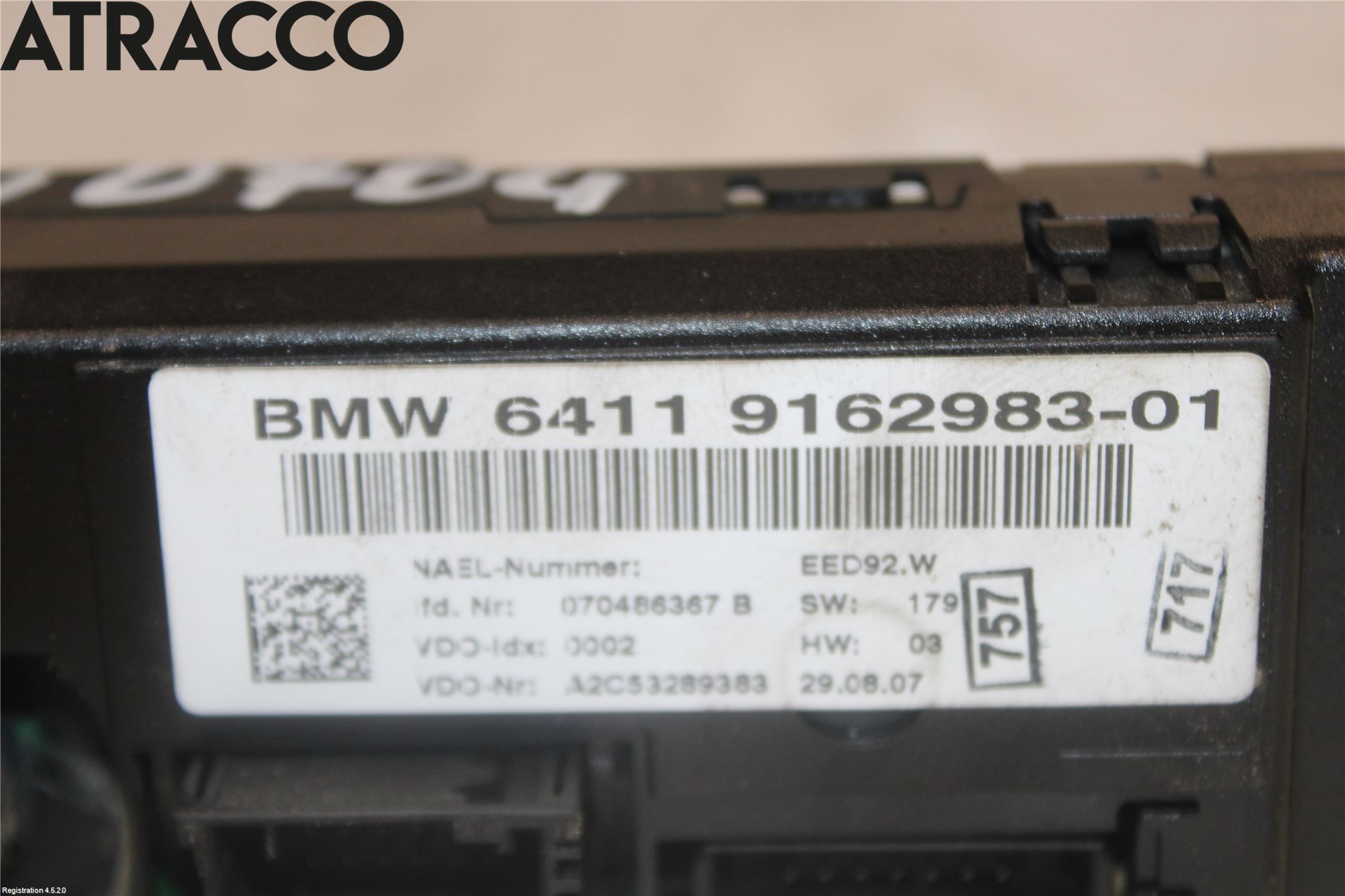 BMW 1 E87/81 5D/3D 03-11 Varme Ac Betjening-Display