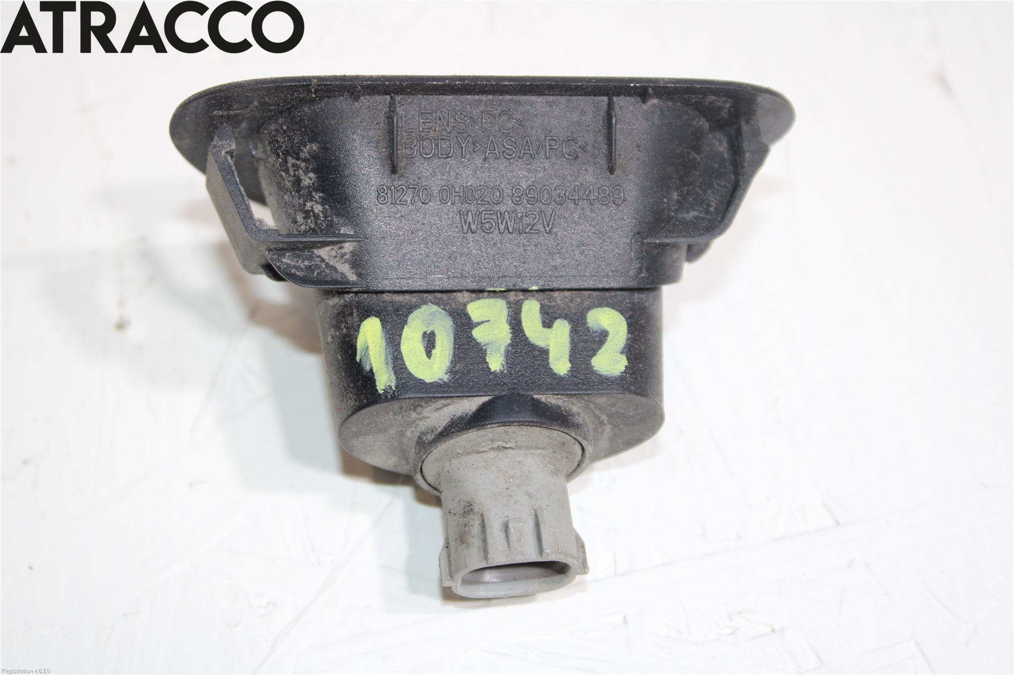 Peugeot 107 Skilt Belysning