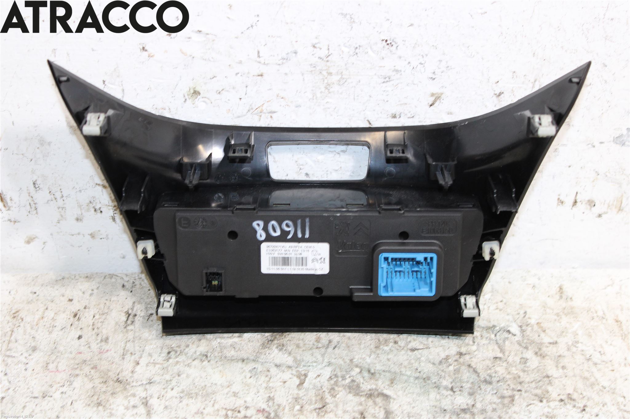 Peugeot 208 12-15 Varme Ac Betjening-Display