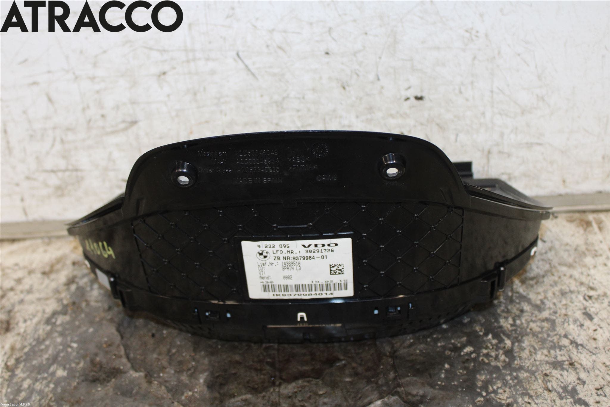 BMW 3 F30/F31/F80 12-19 Instr Kombinert