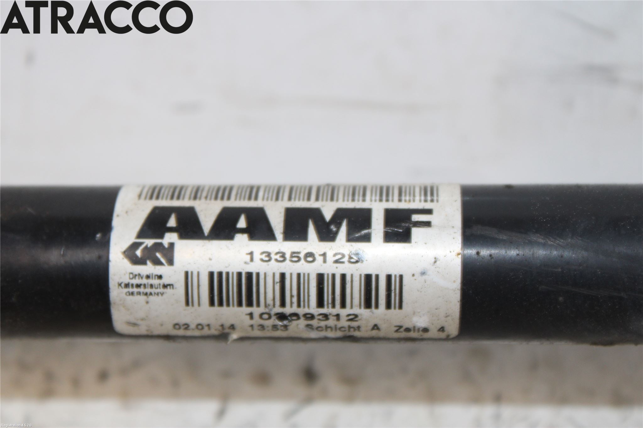 Opel ASTRA J 10-15 Drivaksel Foran Kompl Høyre