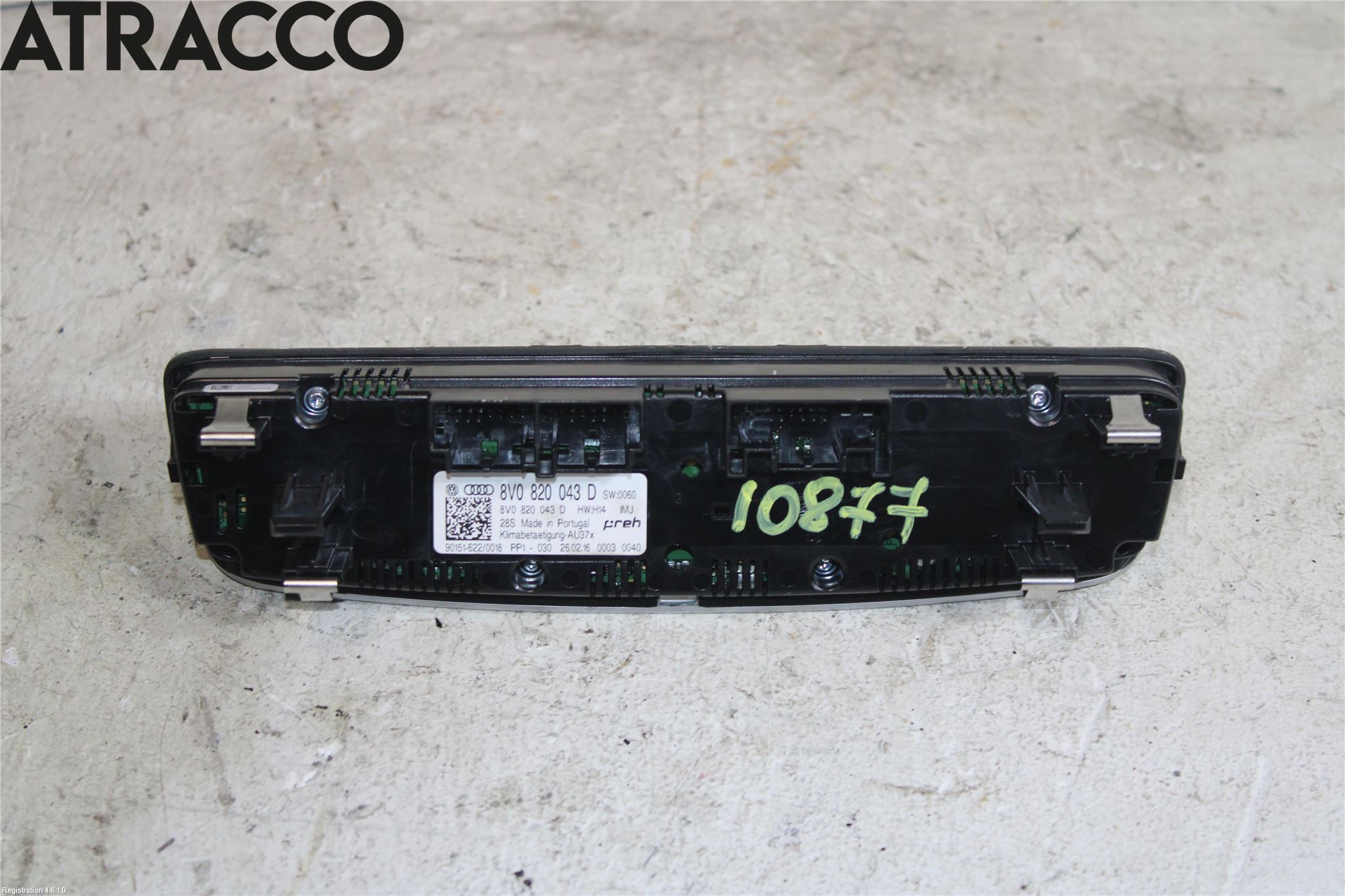 Audi A3/S3 8V 13-20 Varme Ac Betjening-Display