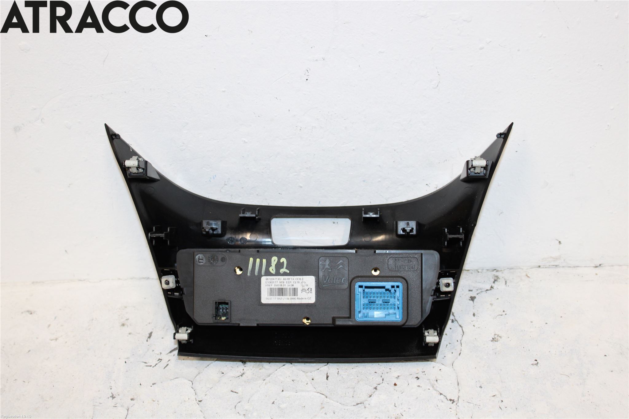 Peugeot 2008 13-20 Varme Ac Betjening-Display