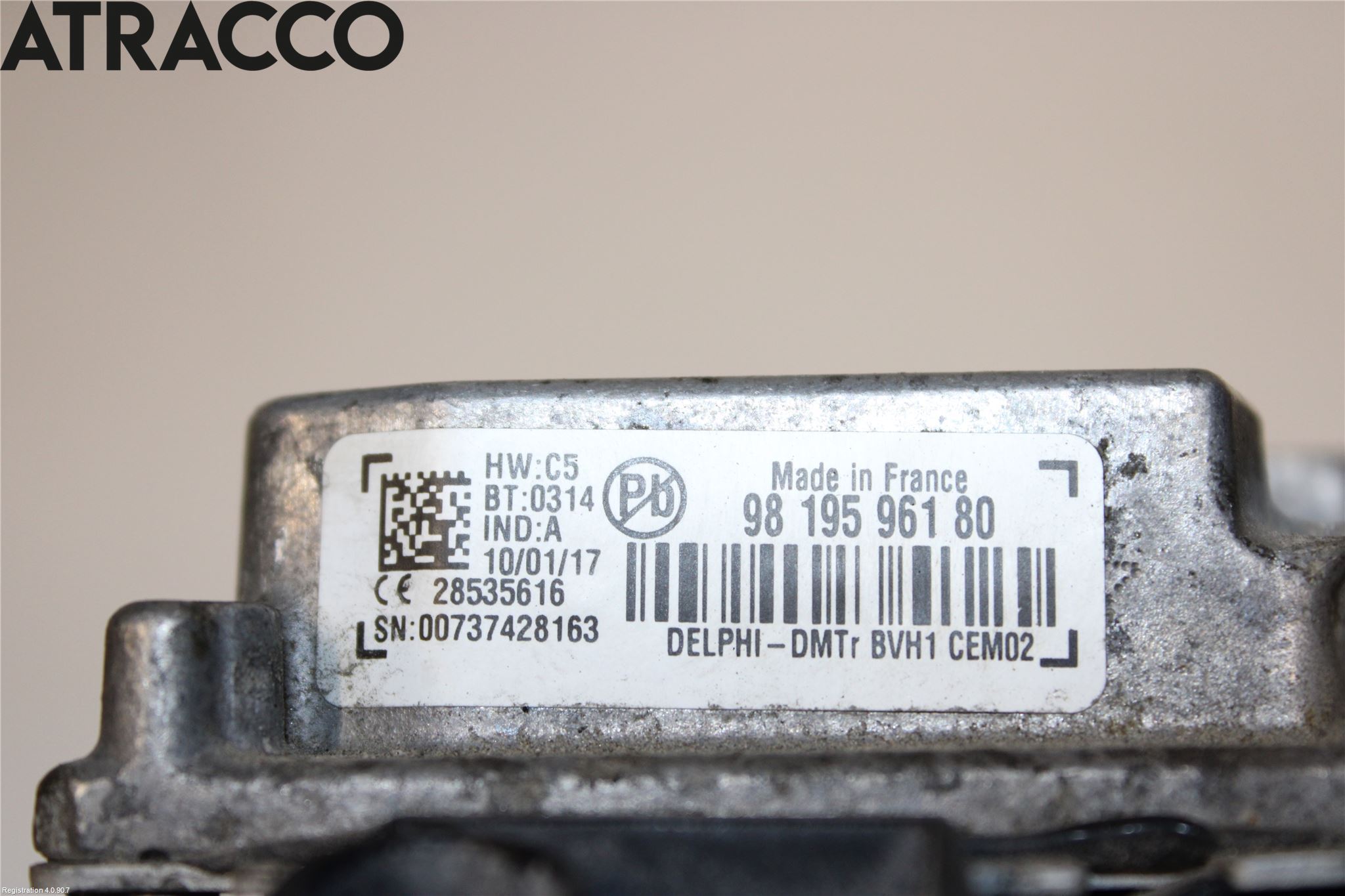 Citroen C4 CACTUS 14-20 Styreenhet Øvrig