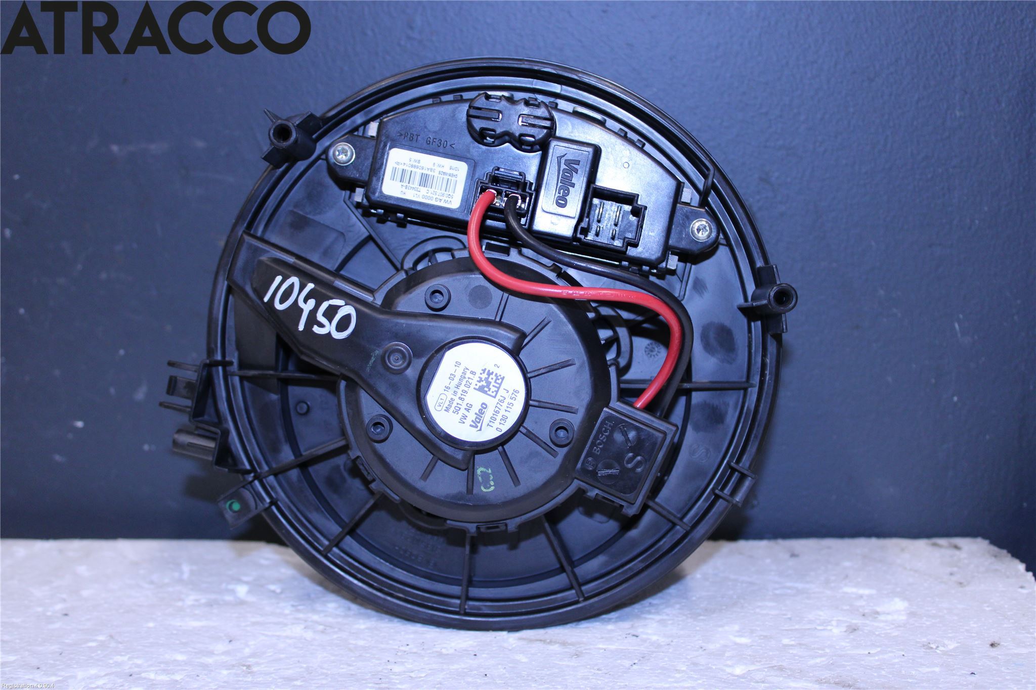 Volkswagen VW GOLF / E-GOLF VII 13-20 Varme Ac Varmeapparatvifte