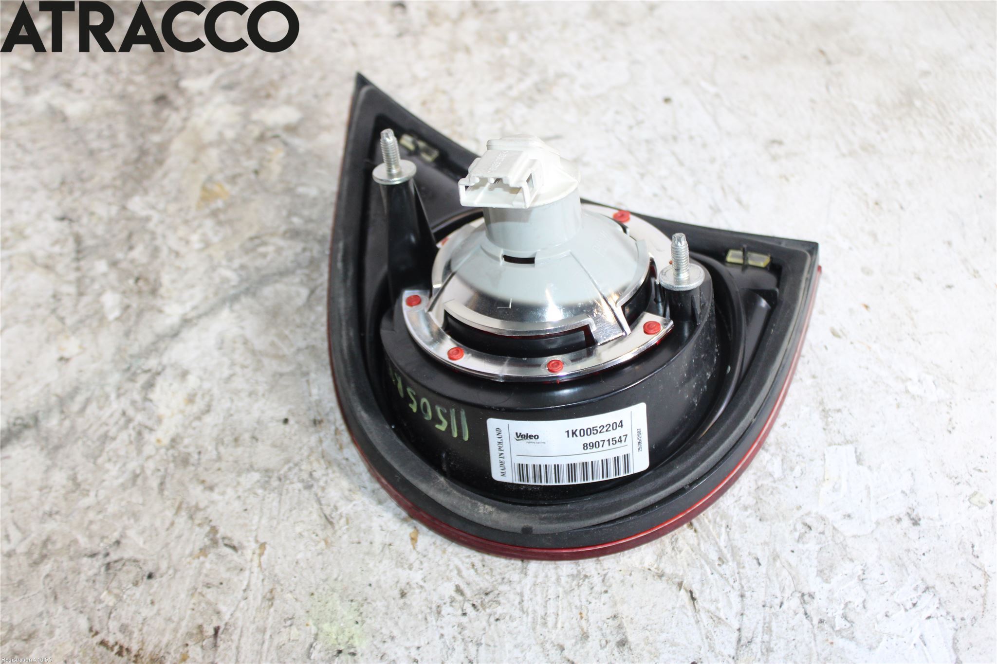 Volkswagen VW GOLF V 04-09 Baklykt Venstre  På Luke(Indre