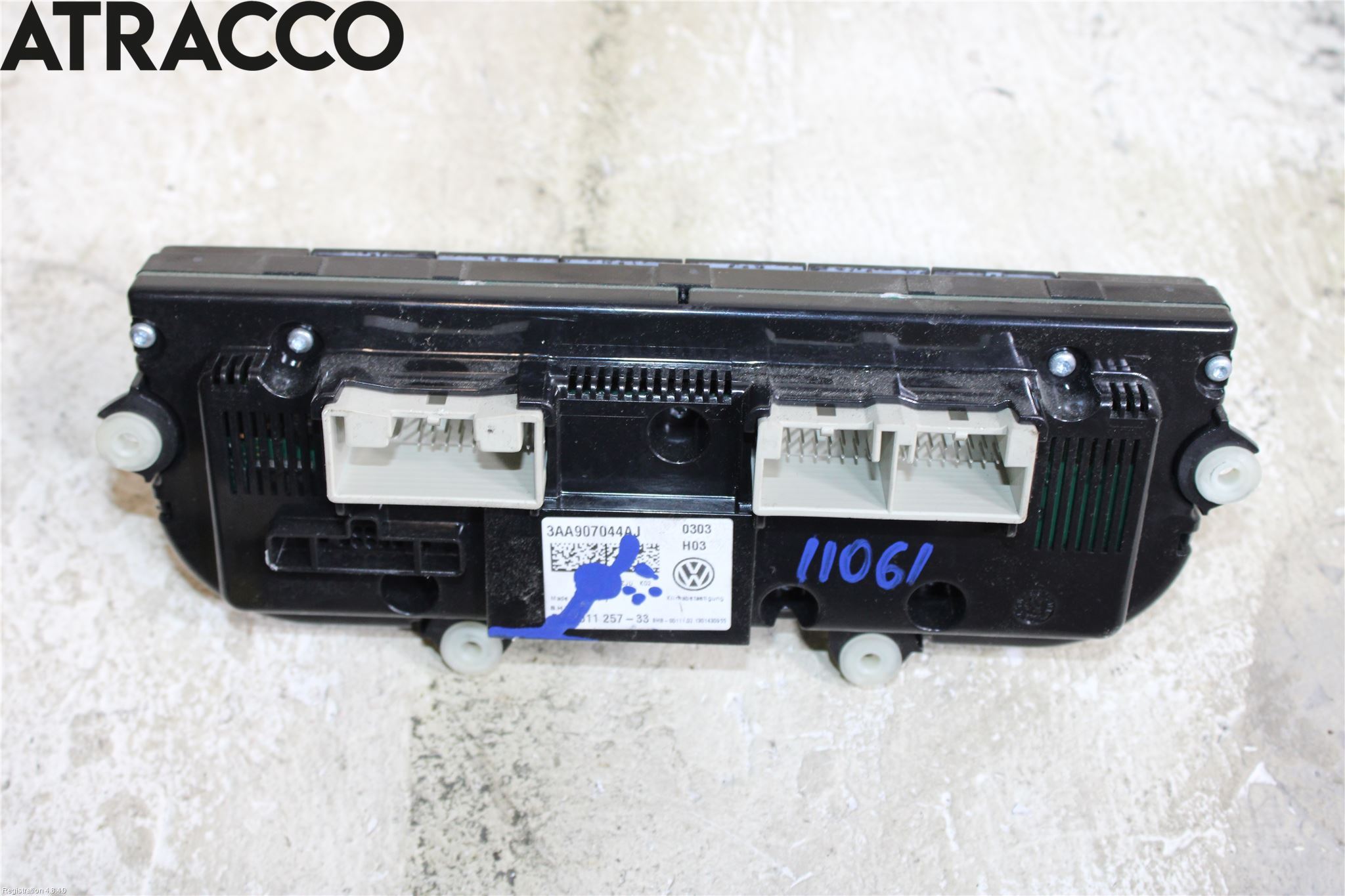 Volkswagen VW PASSAT 11-14 Varme Ac Betjening-Display