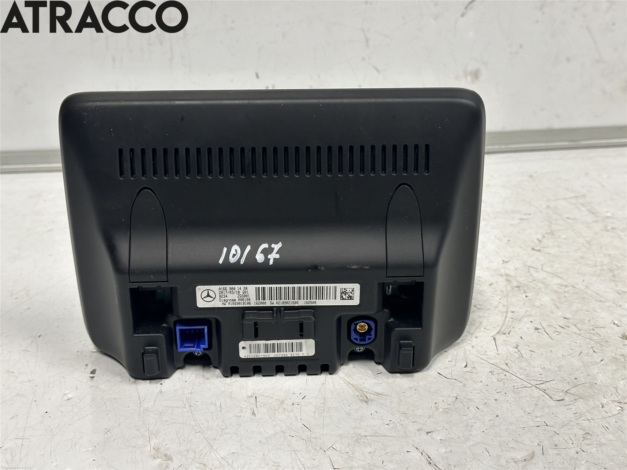 Mercedes-Benz MB B-KLASS (W246/W242) 12-19 Multifunktionsdisplay