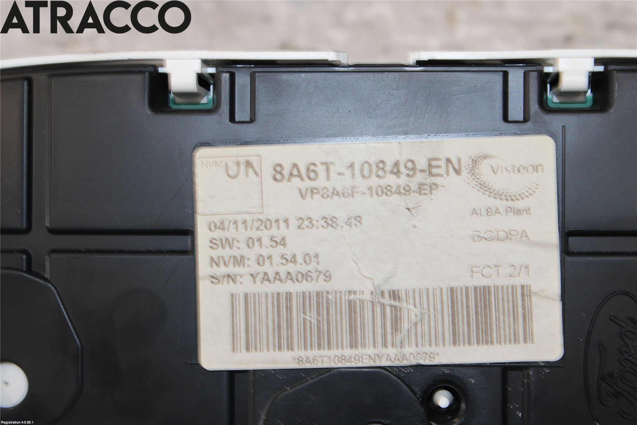 Ford FIESTA 09-12 Instr Speedometer