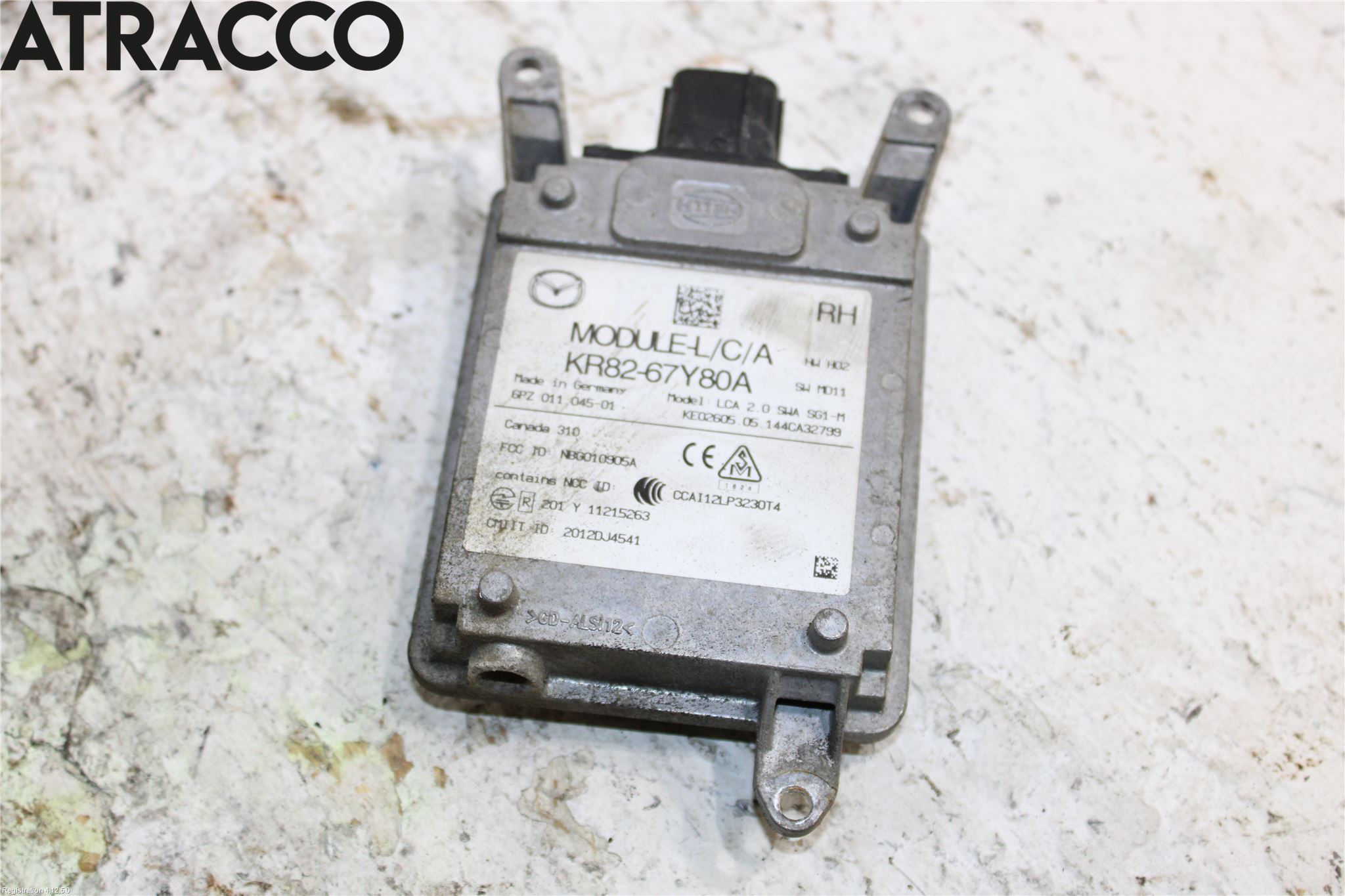 Mazda CX-5 12-17 Sensor Kollisjonsbeskyttelse