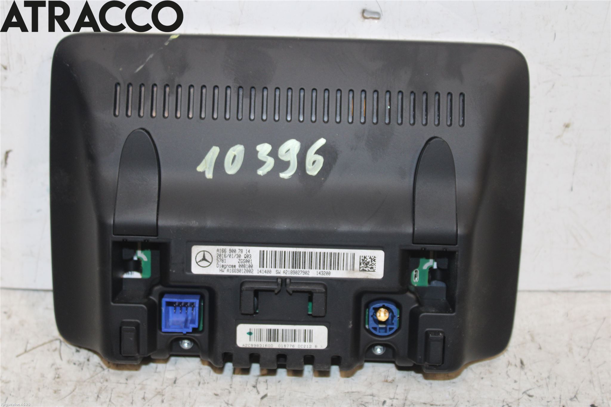 Mercedes-Benz MB B-KLASS (W246/W242) 12-19 Instr Skjerm Dvd-Gps-Ac-Tlf