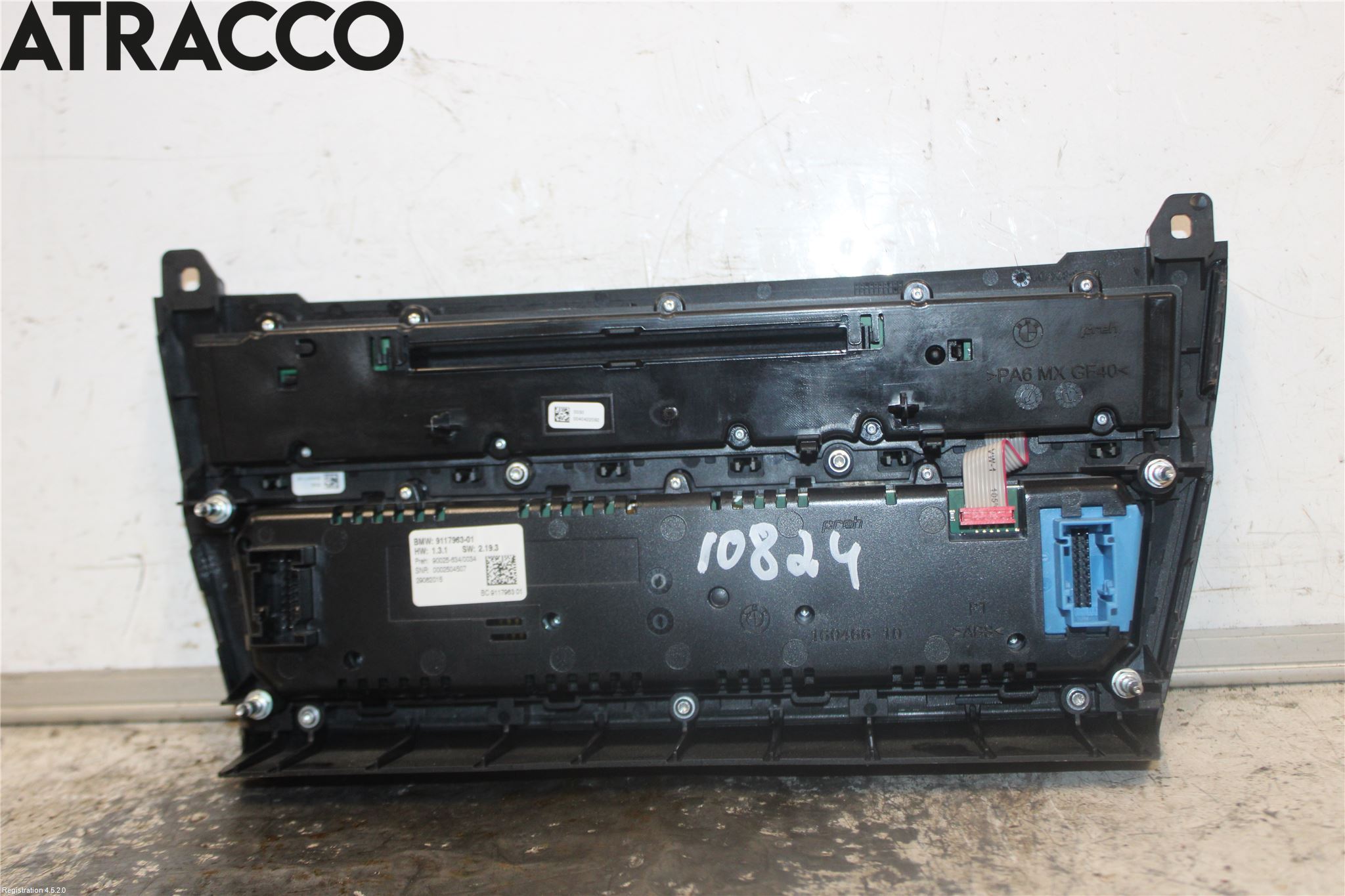 BMW 5 F10/F11/F18 09-17 Varme Ac Betjening-Display