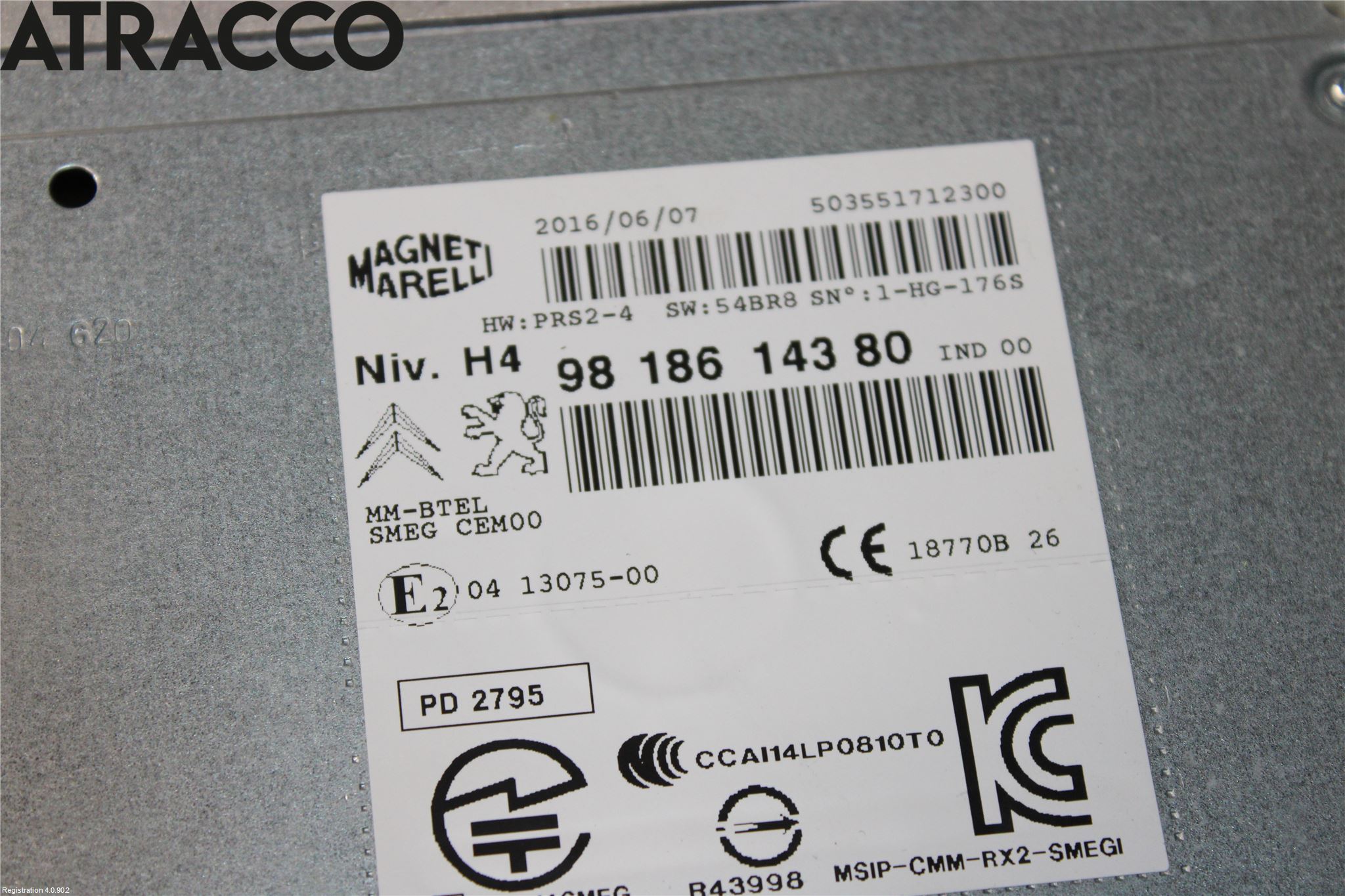 Peugeot 308 14-21 Stereo Radio