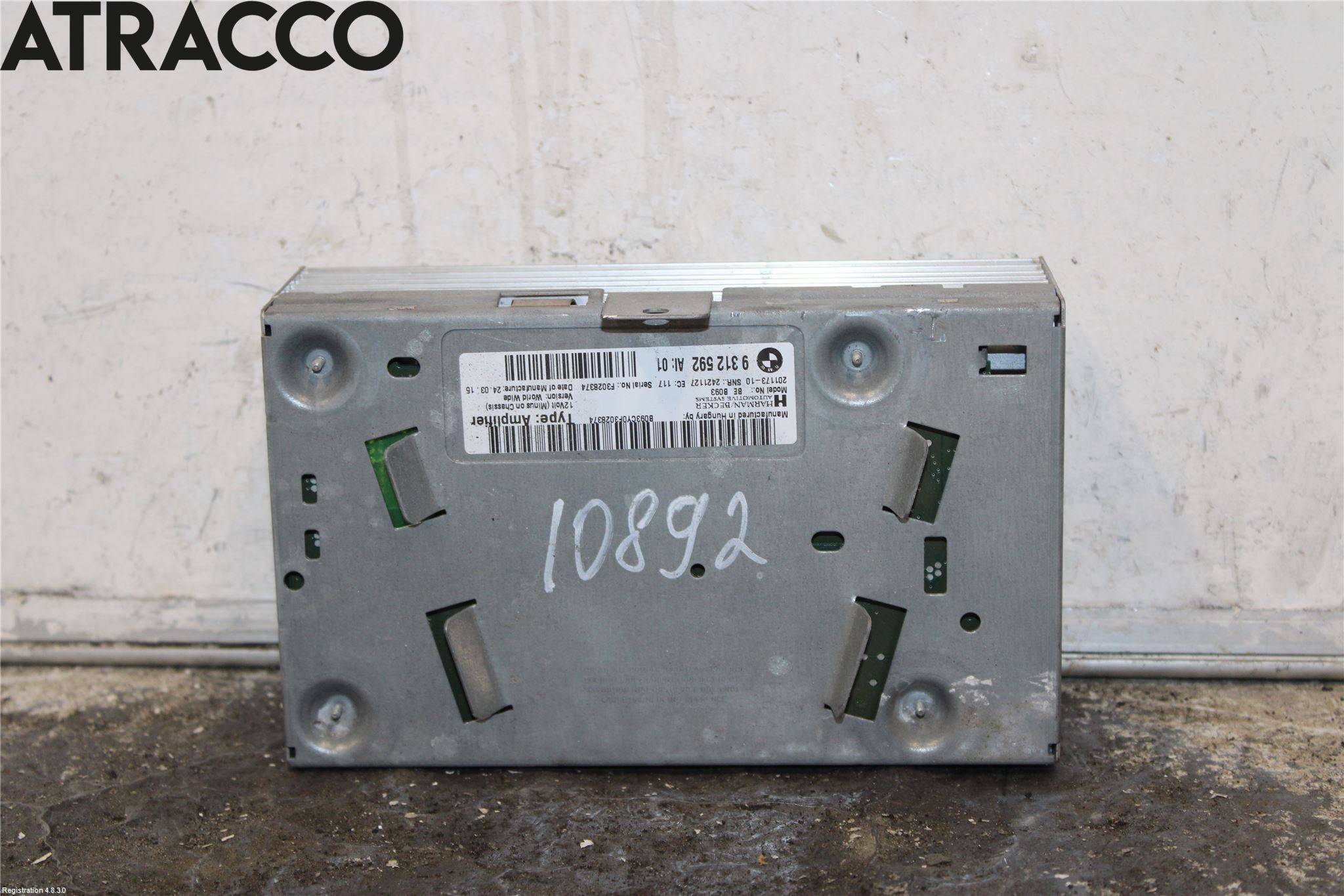 BMW 5 F10/F11/F18 09-17 Stereo Forsterker