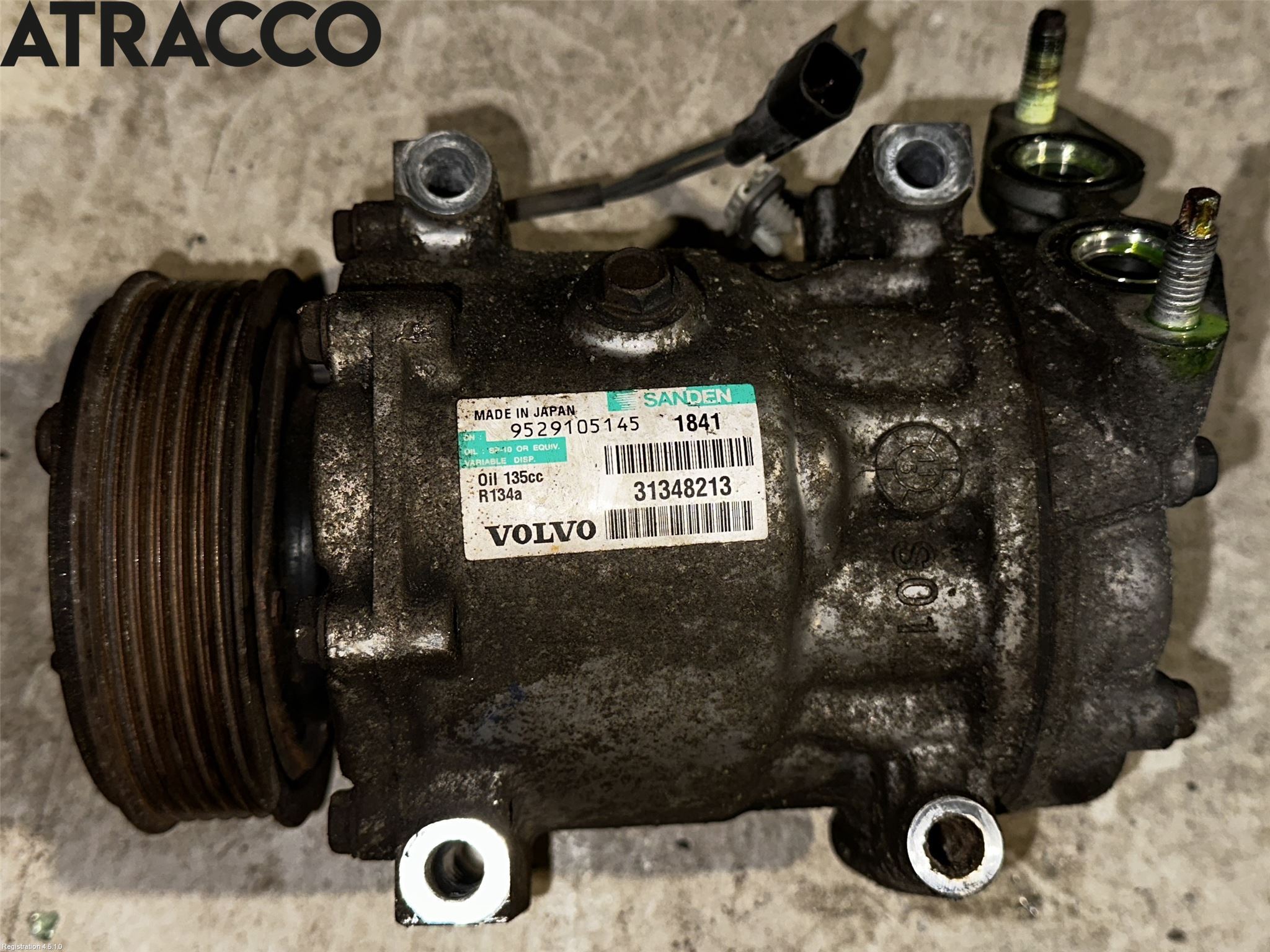 Volvo V60 11-13 Varme Ac Kompressor