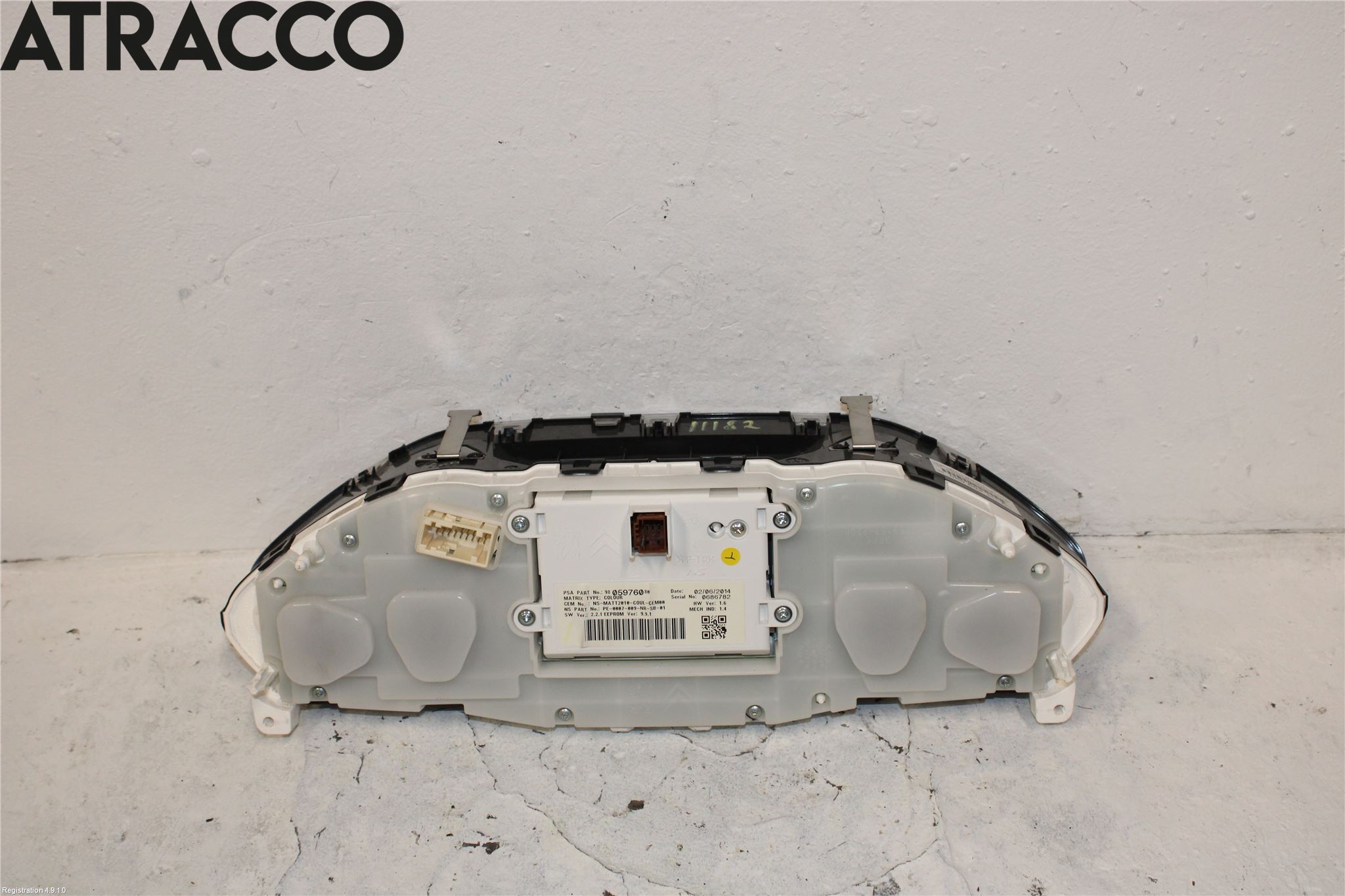 Peugeot 2008 13-20 Instr Kombinert