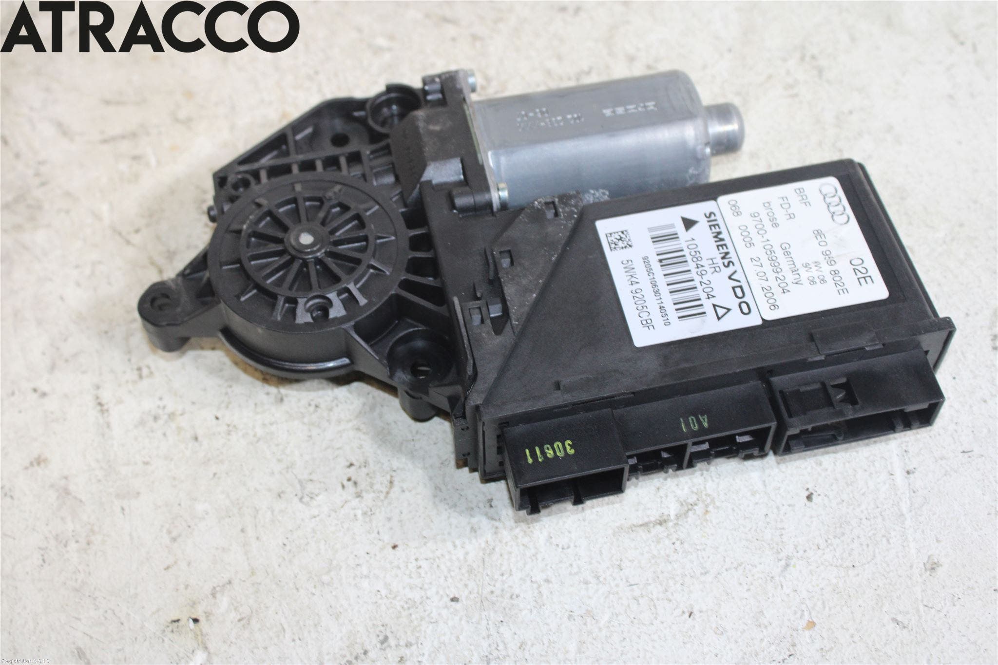 Audi A4/S4 05-07 Vindusheismotor