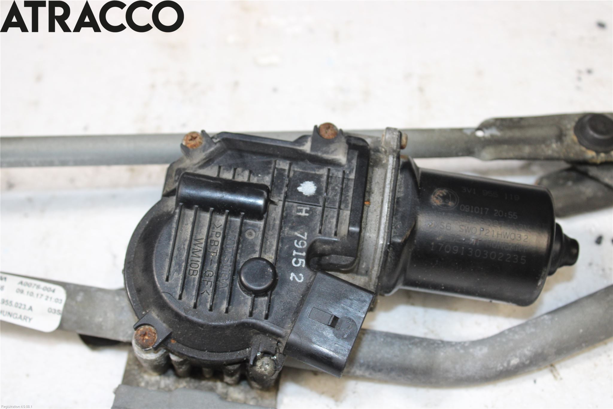 Skoda SUPERB 16-24 Viskermotor Frontrute