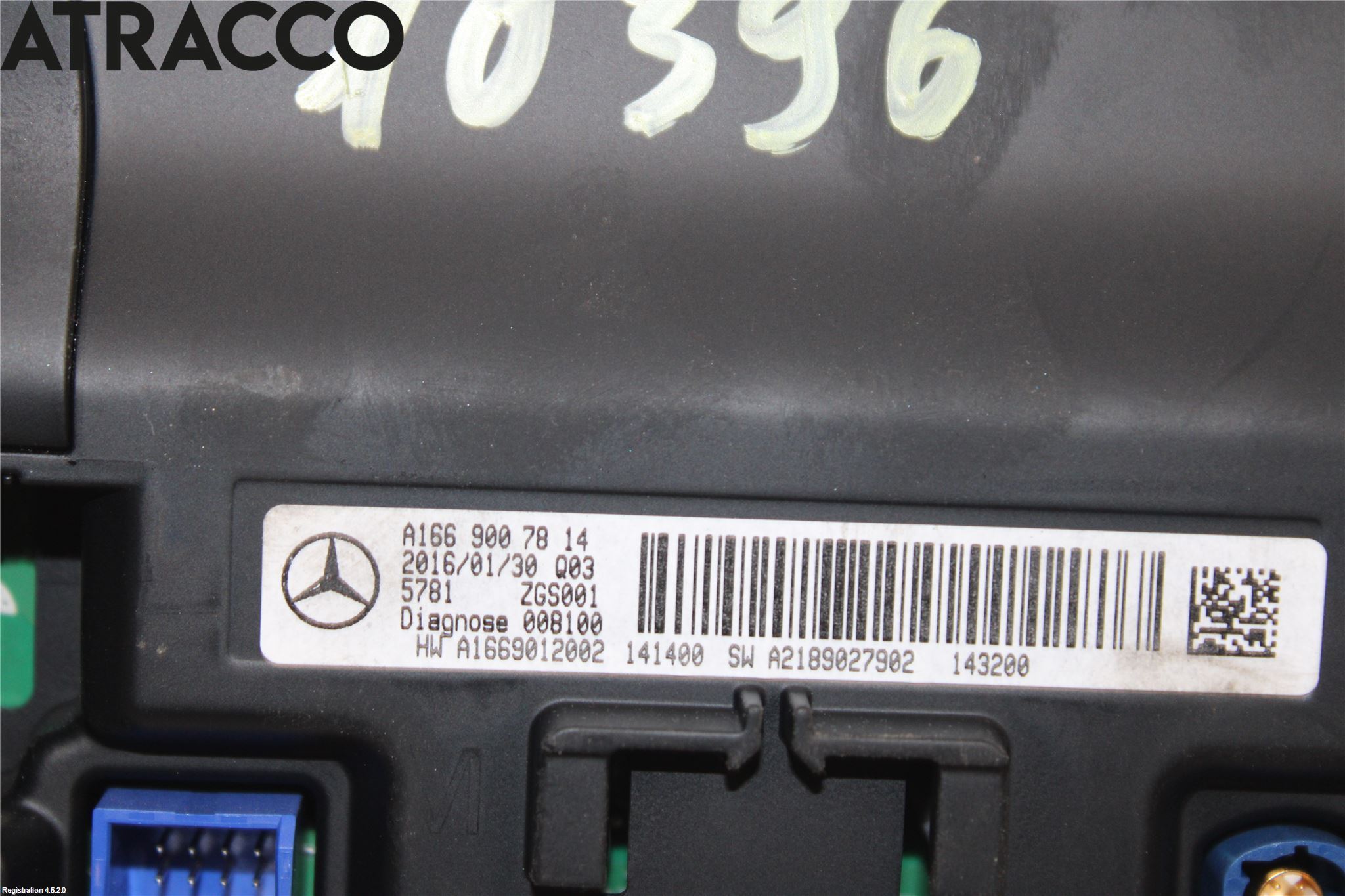 Mercedes-Benz MB B-KLASS (W246/W242) 12-19 Instr Skjerm Dvd-Gps-Ac-Tlf