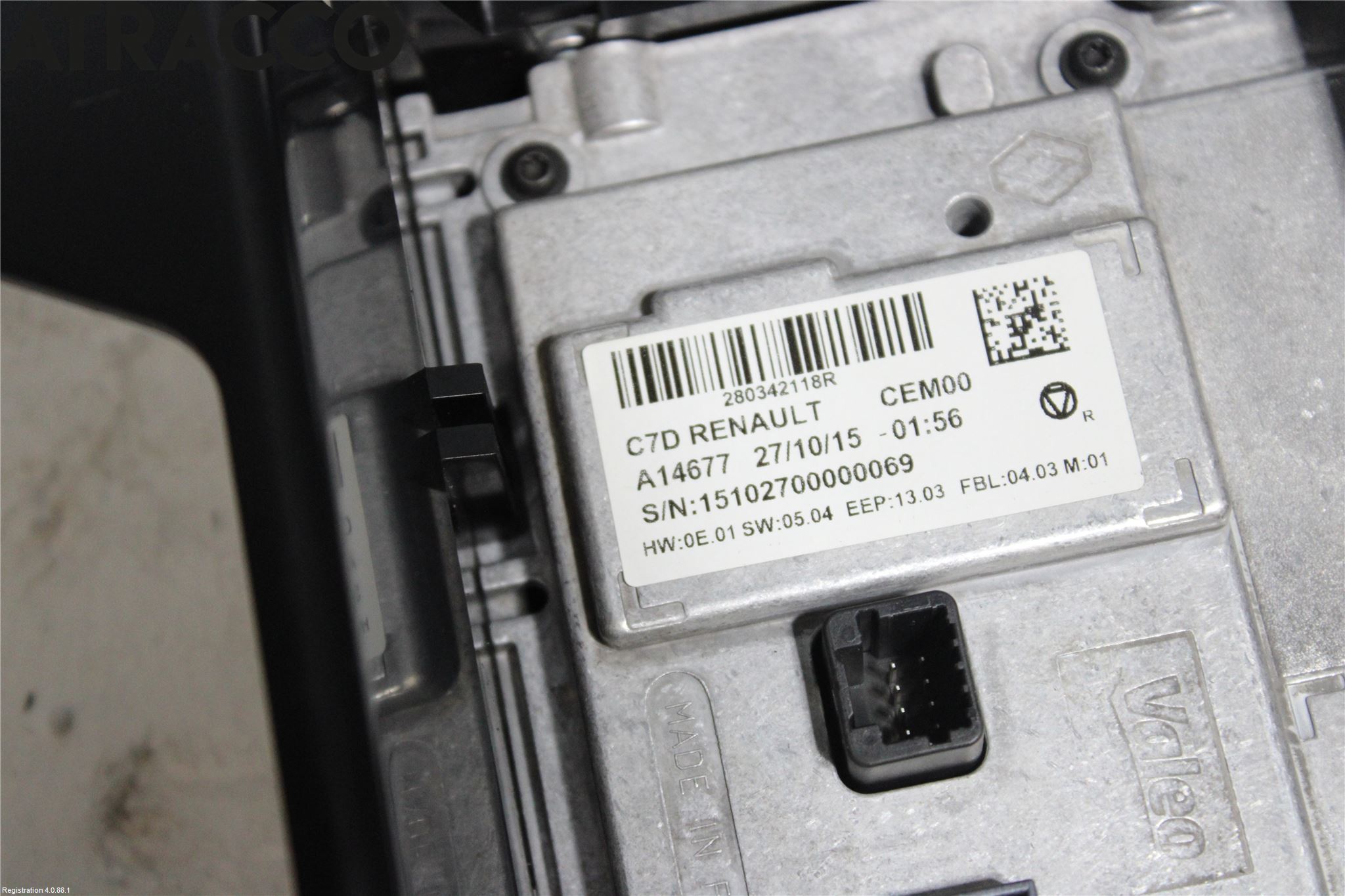 Renault KADJAR 15- Stereo Radio