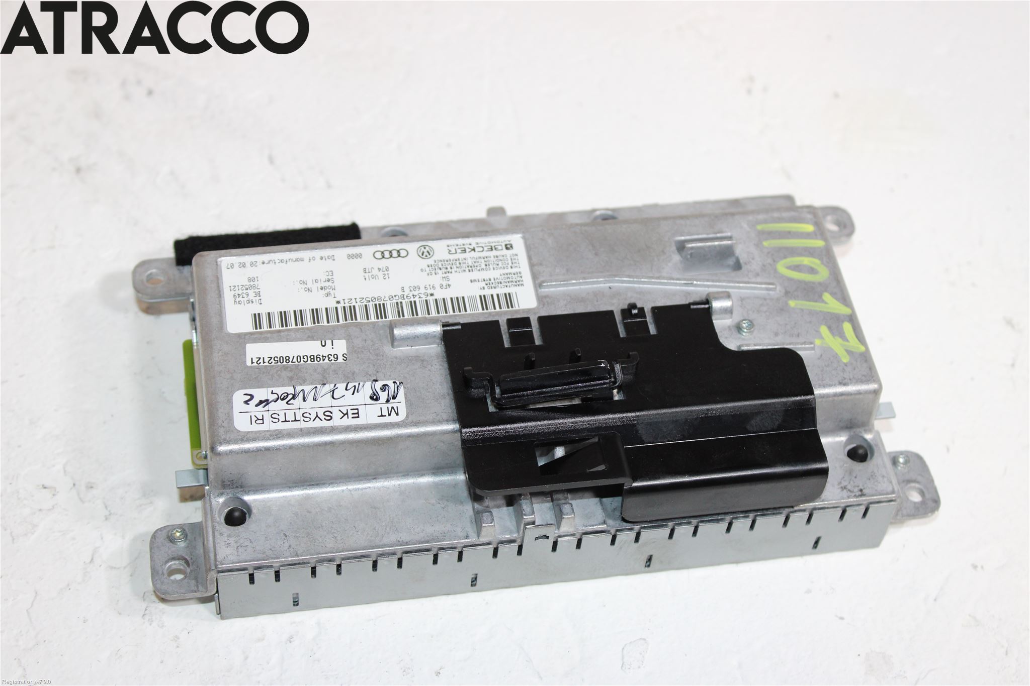 Audi A6/S6     05-11 Instr Skjerm Dvd-Gps-Ac-Tlf