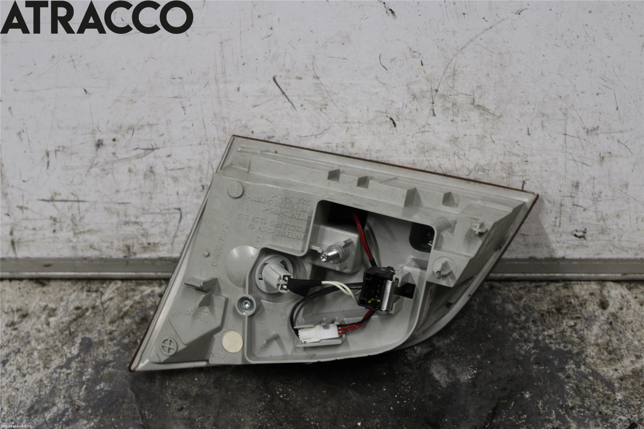 Peugeot 508 11-18 Baklykt Venstre  På Luke(Indre